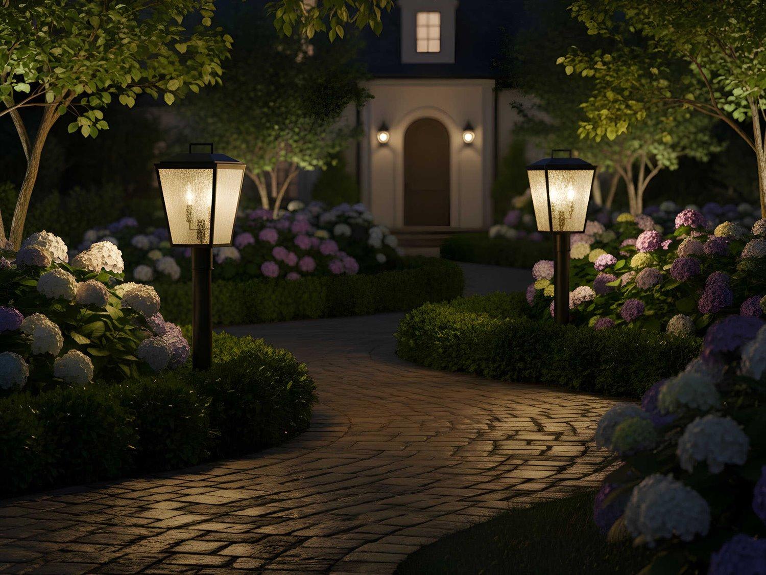 Visual Comfort Studio Kennewick 2-Light Outdoor Post Light