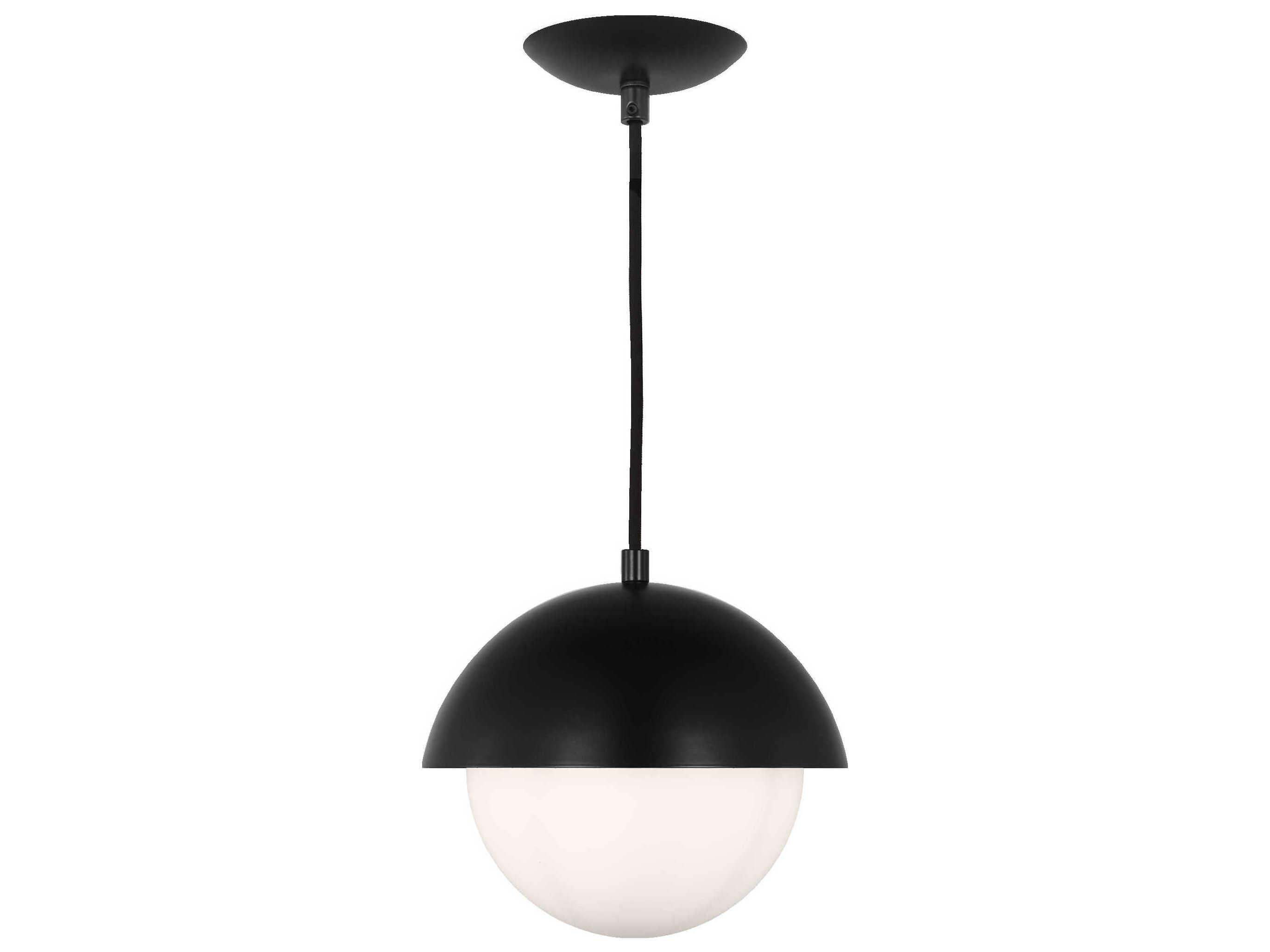 Visual Comfort Studio Hyde 1-Light Midnight Black Globe Mini Pendant