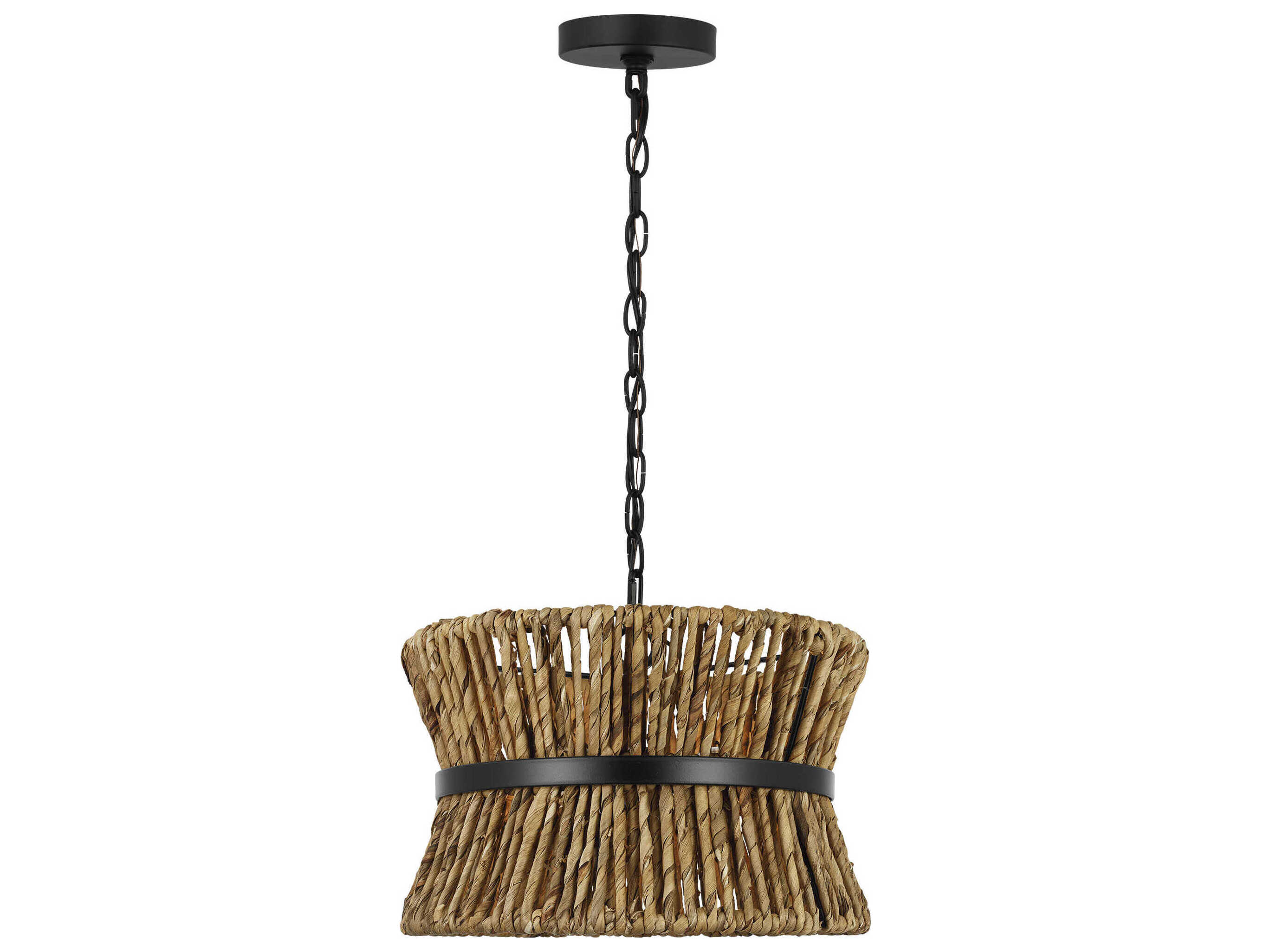 Visual Comfort Studio Thurlo 2-Light Midnight Black Brown Pendant