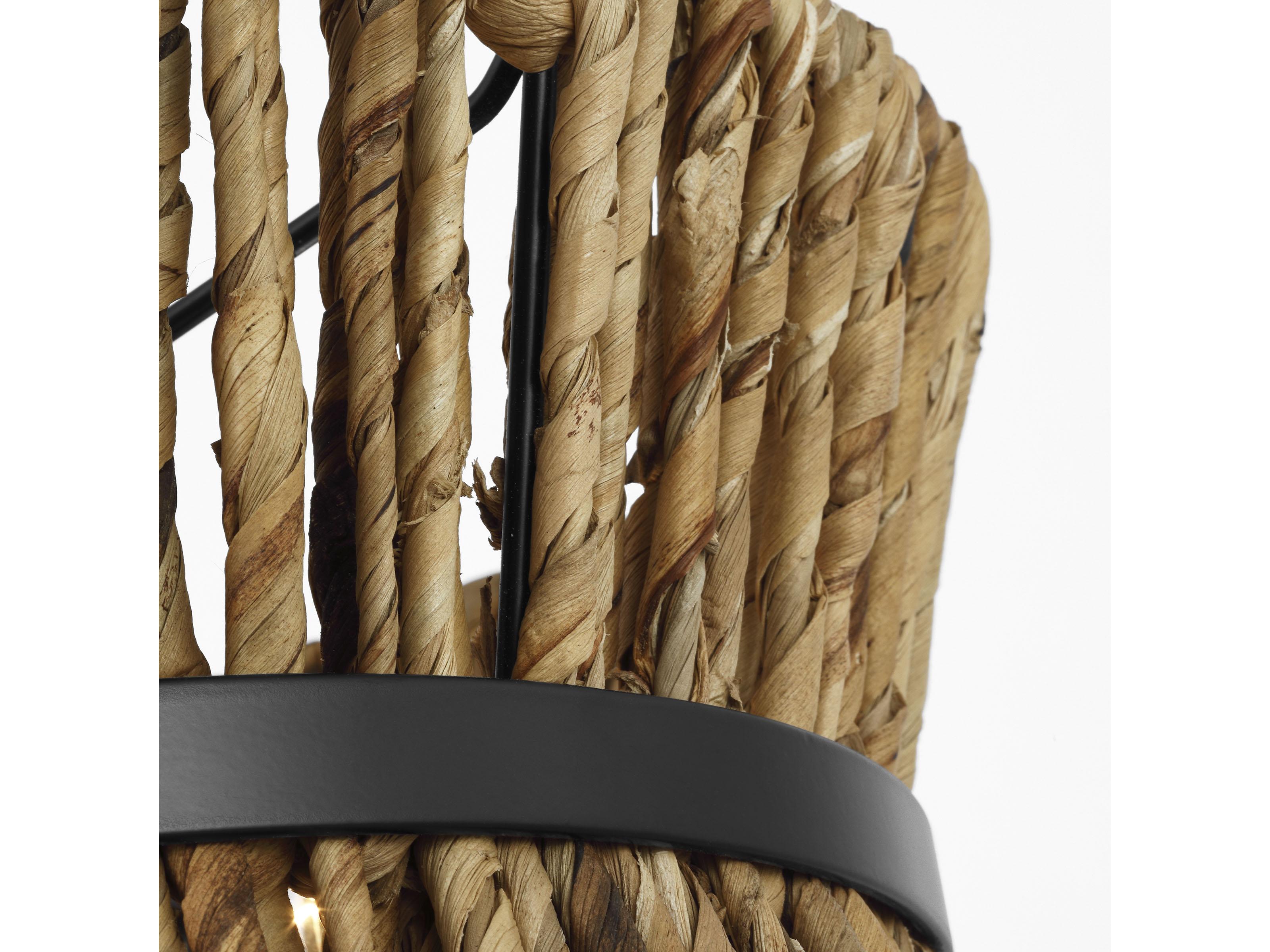 Visual Comfort Studio Thurlo 2-Light Midnight Black Brown Pendant