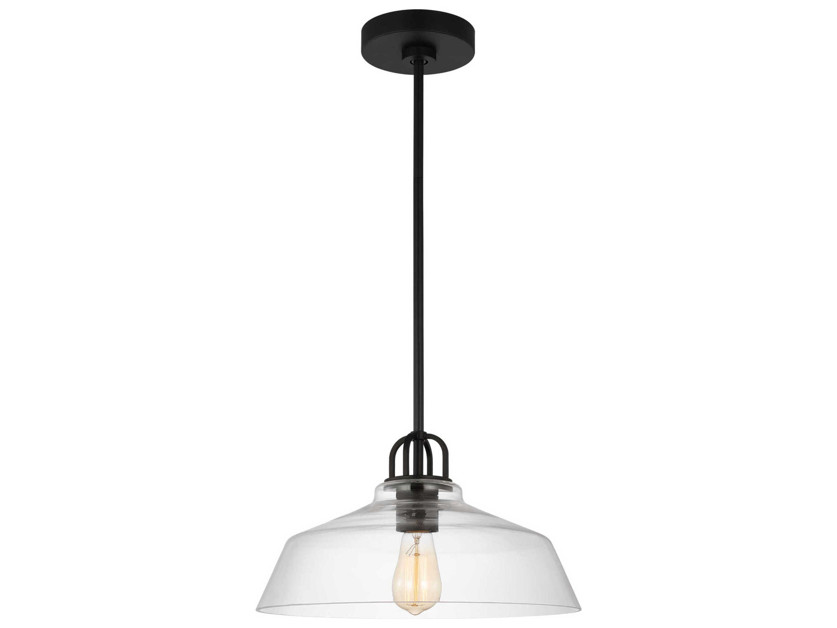 Visual Comfort Studio Payton 1-Light Midnight Black Pendant
