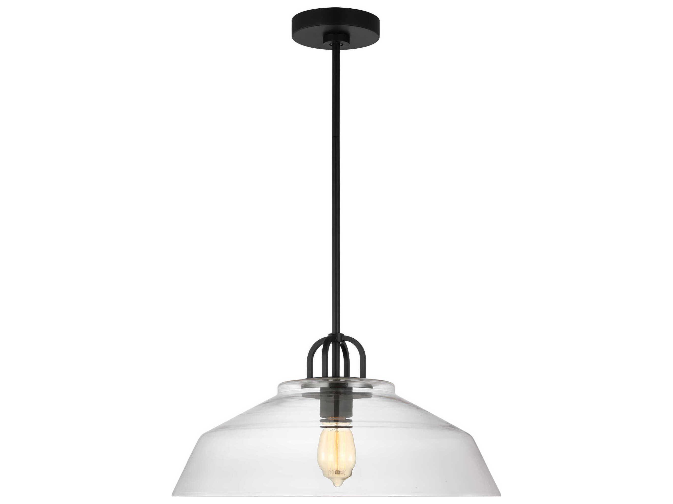 Visual Comfort Studio Payton 1-Light Midnight Black Pendant