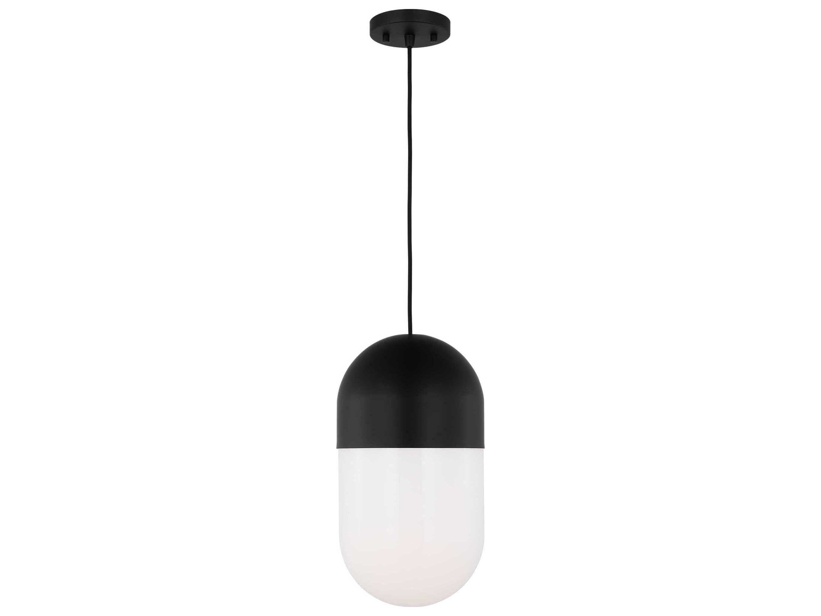 Visual Comfort Studio Foster 1-Light Midnight Black Mini Pendant