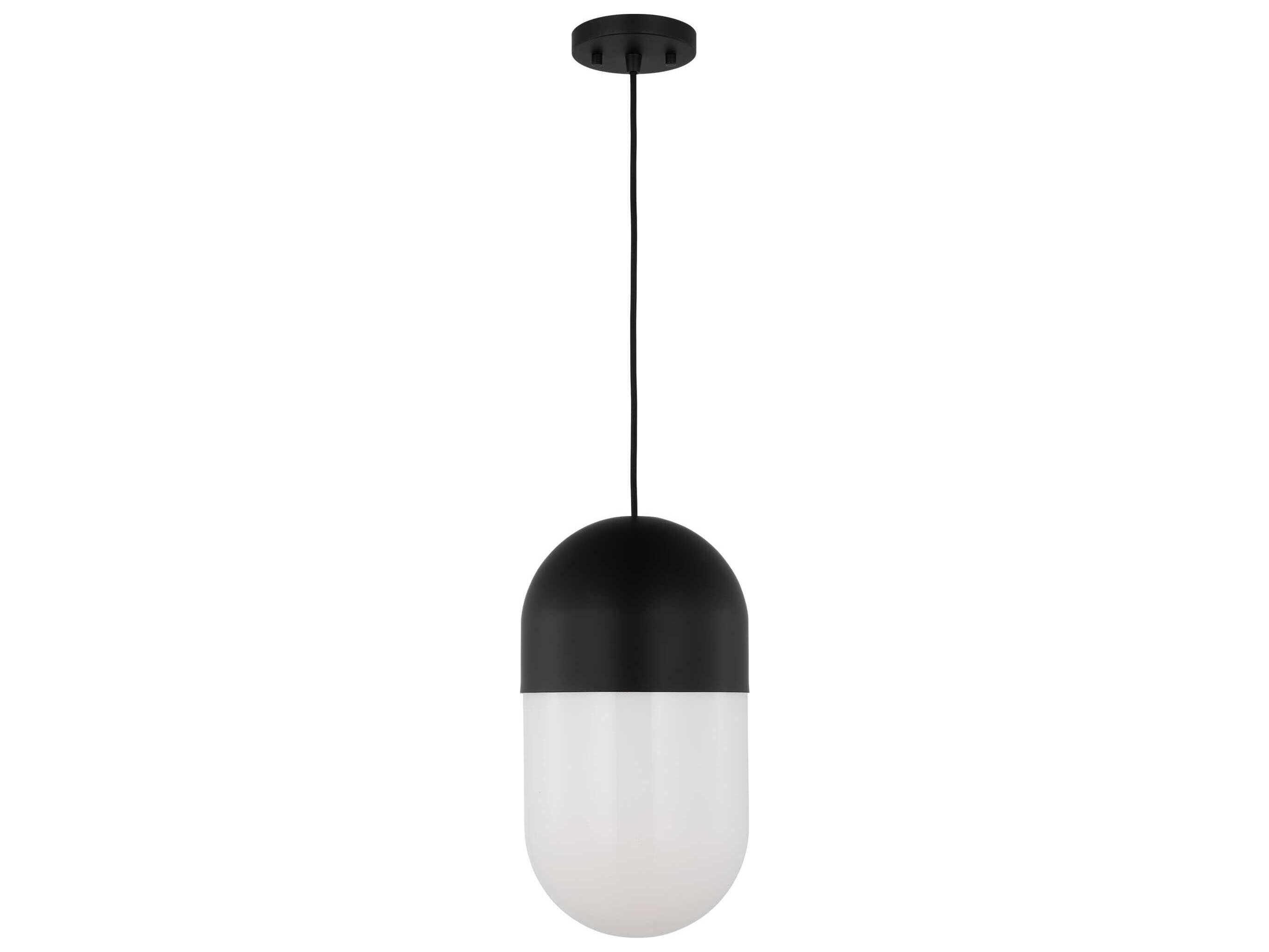 Visual Comfort Studio Foster 1-Light Midnight Black Mini Pendant