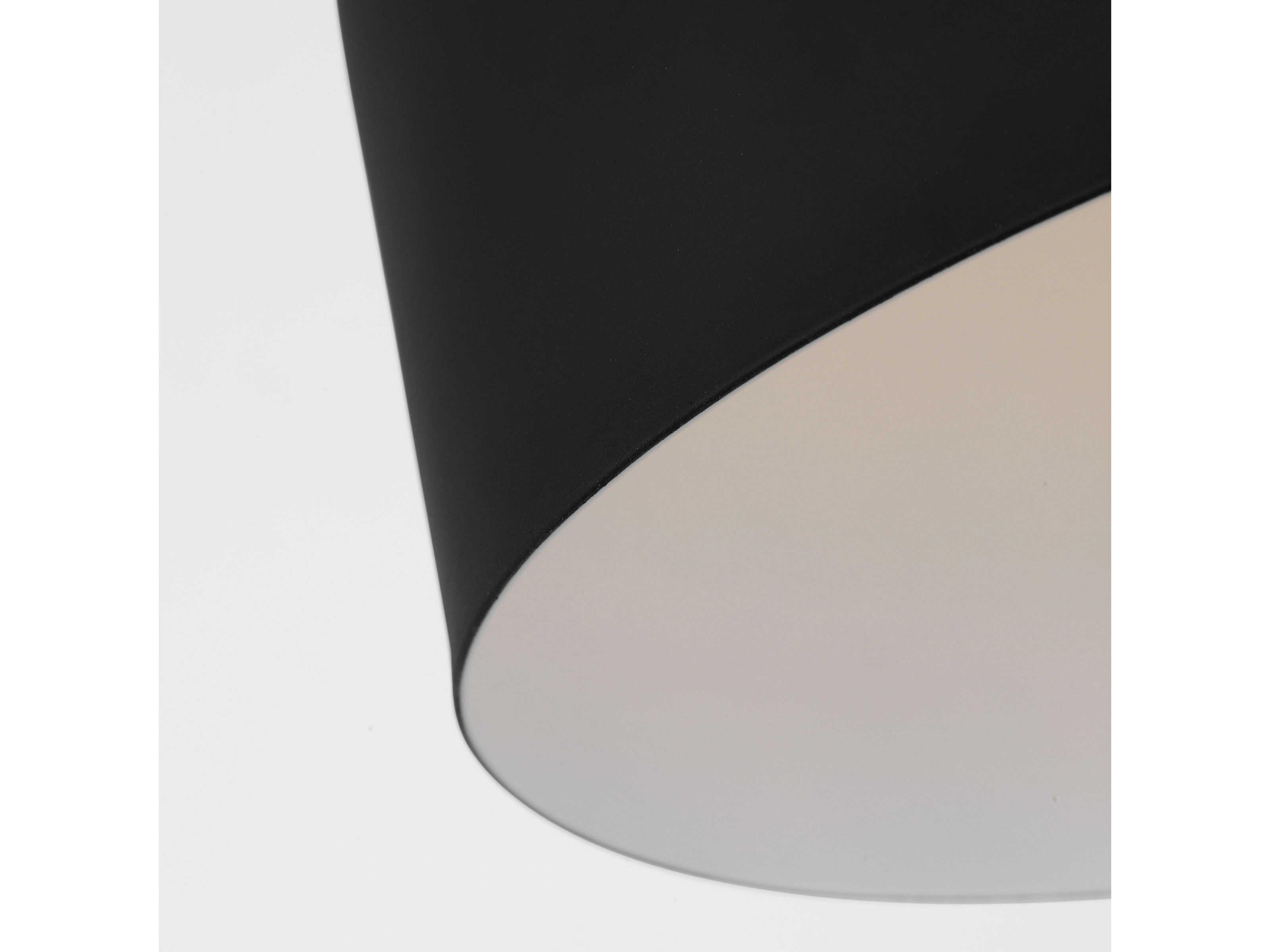 Visual Comfort Studio Huron 1-Light Midnight Black Pendant