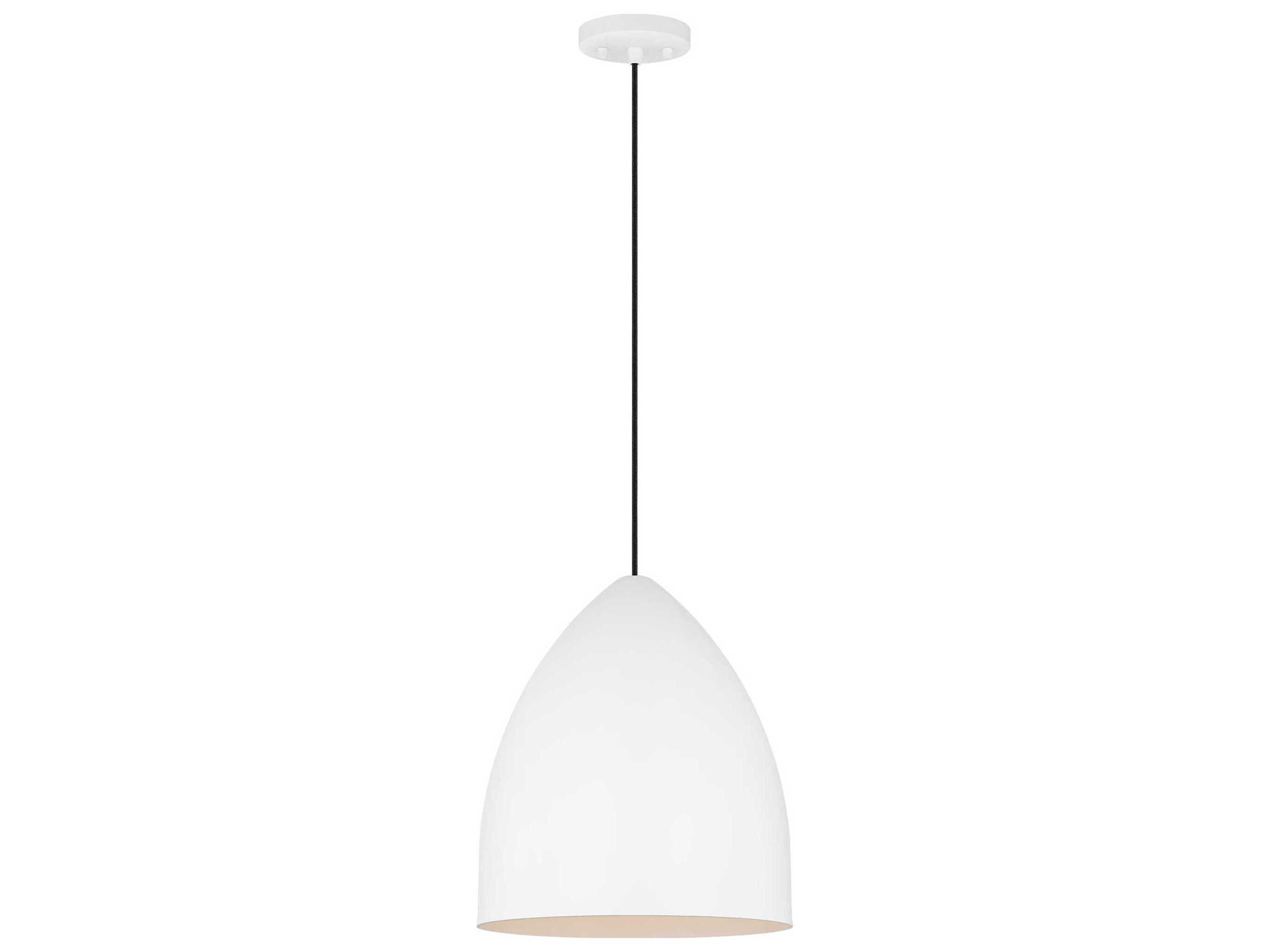 Visual Comfort Studio Huron 1-Light Matte White Pendant