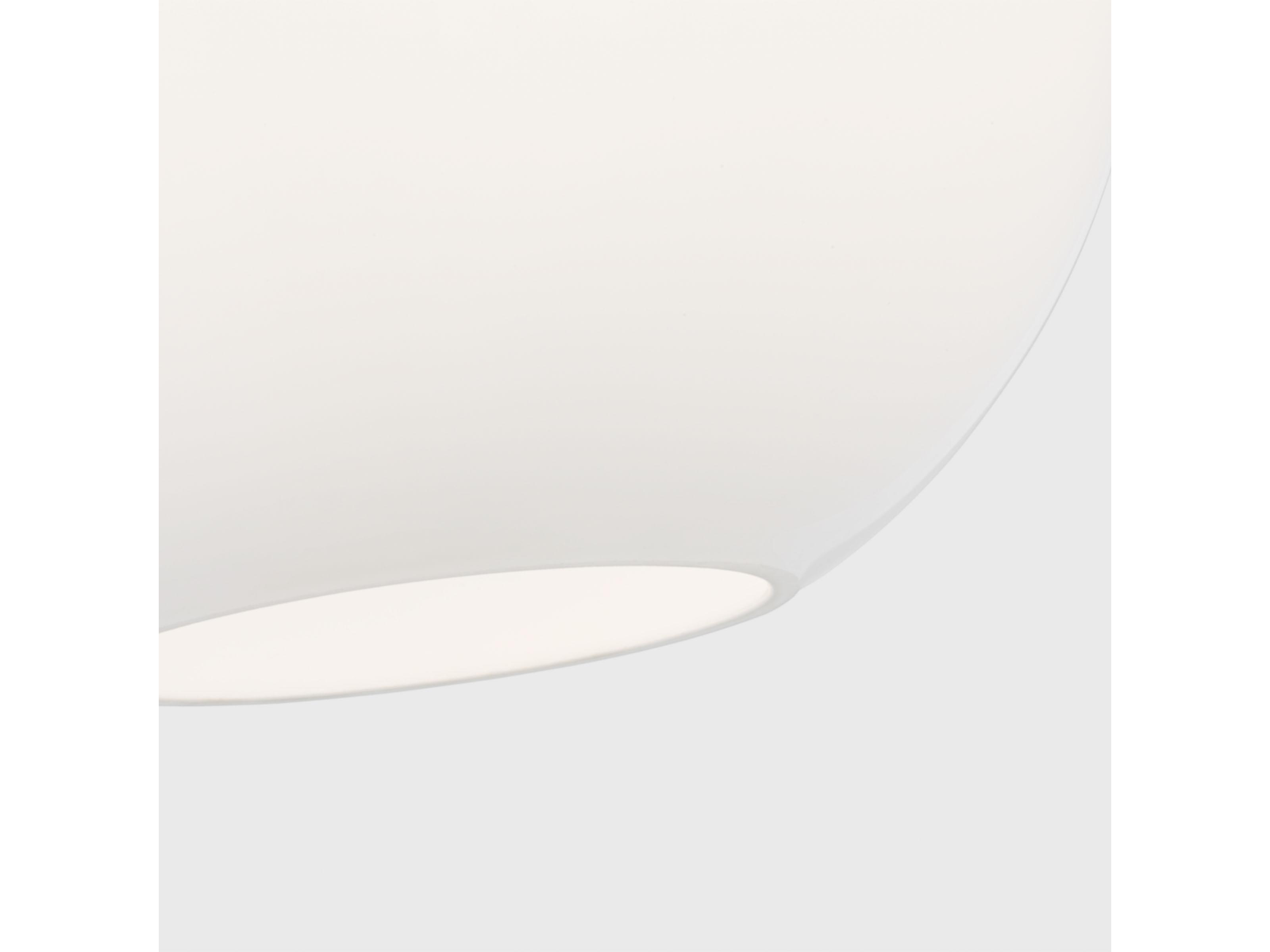 Visual Comfort Studio Colewood 1-Light Brushed Nickel Globe Mini Pendant