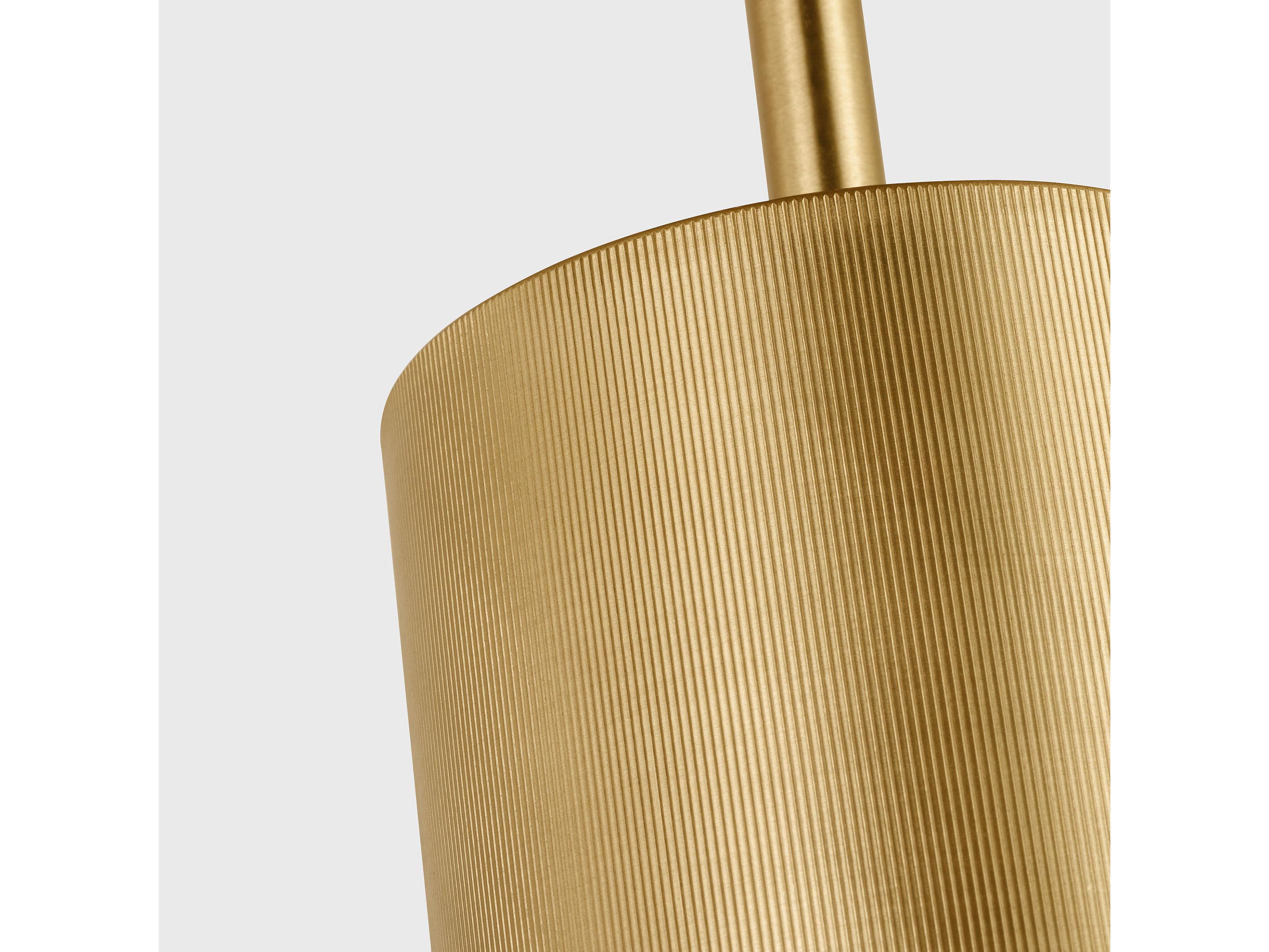 Visual Comfort Studio Colewood 1-Light Satin Brass Globe Pendant