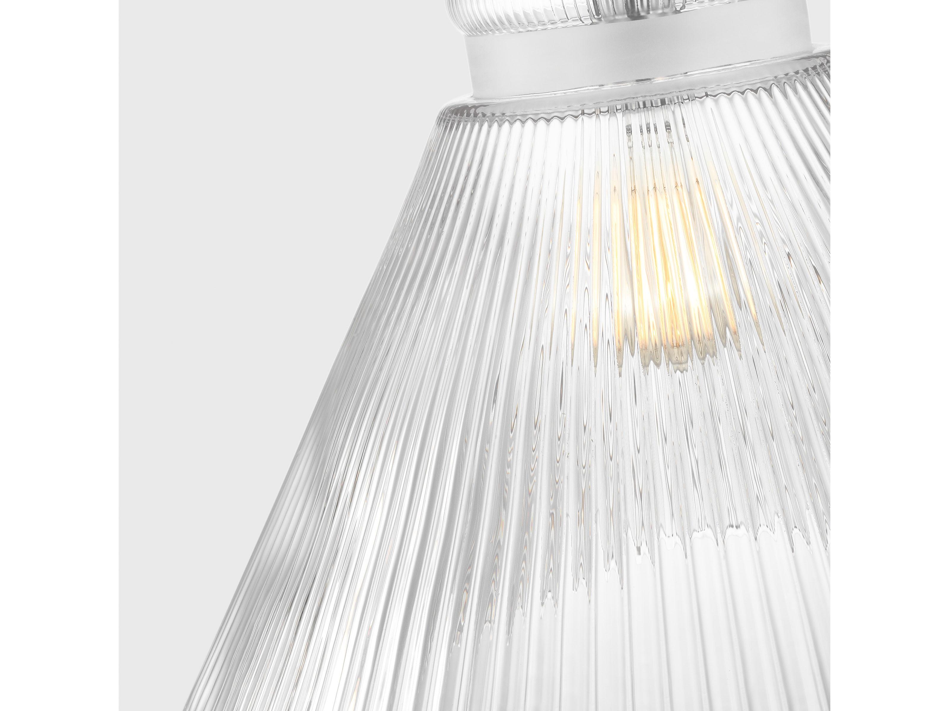 Visual Comfort Studio Liouet 1-Light Brushed Nickel Pendant