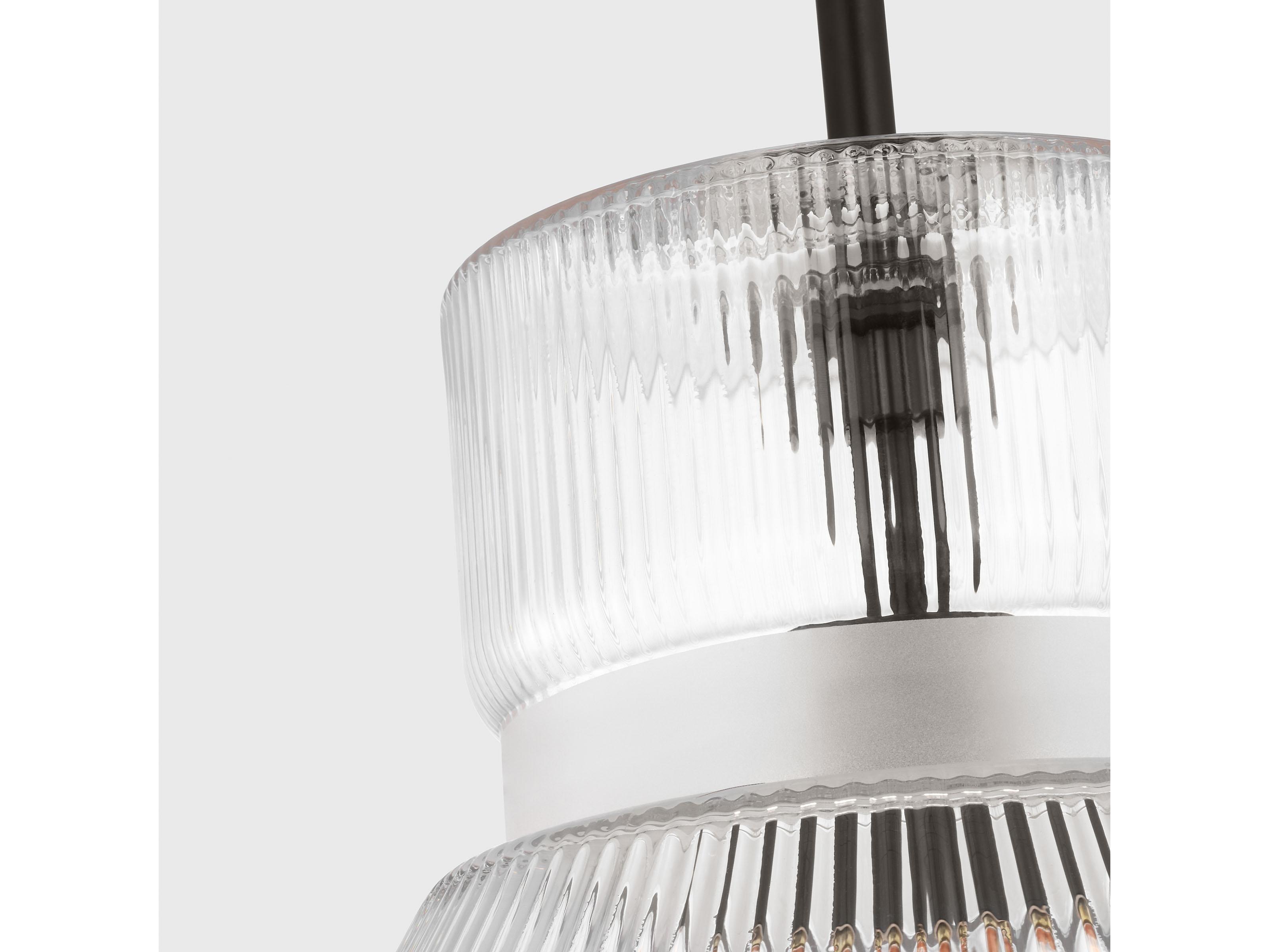 Visual Comfort Studio Liouet 1-Light Midnight Black Pendant