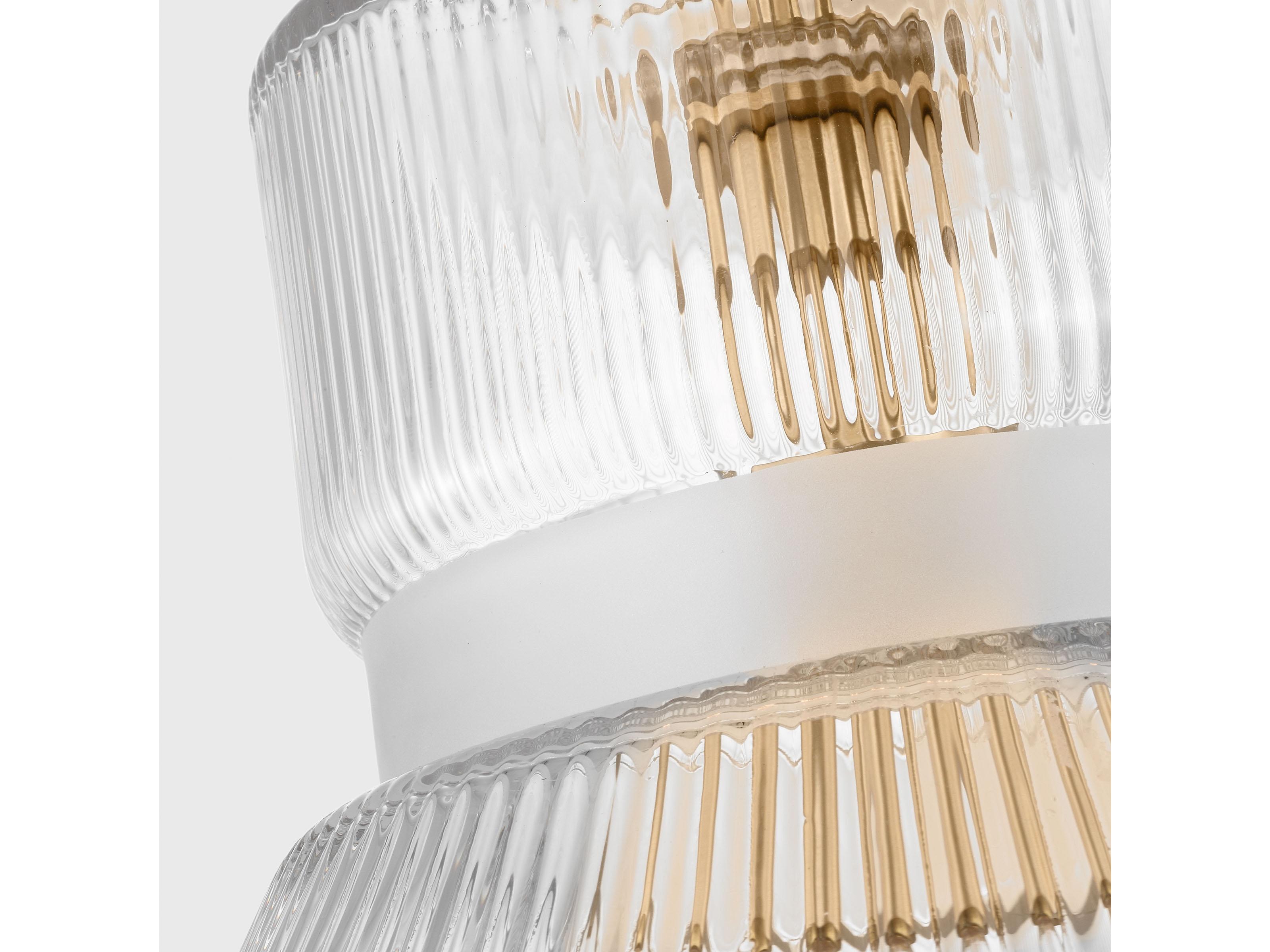 Visual Comfort Studio Liouet 1-Light Satin Brass Pendant