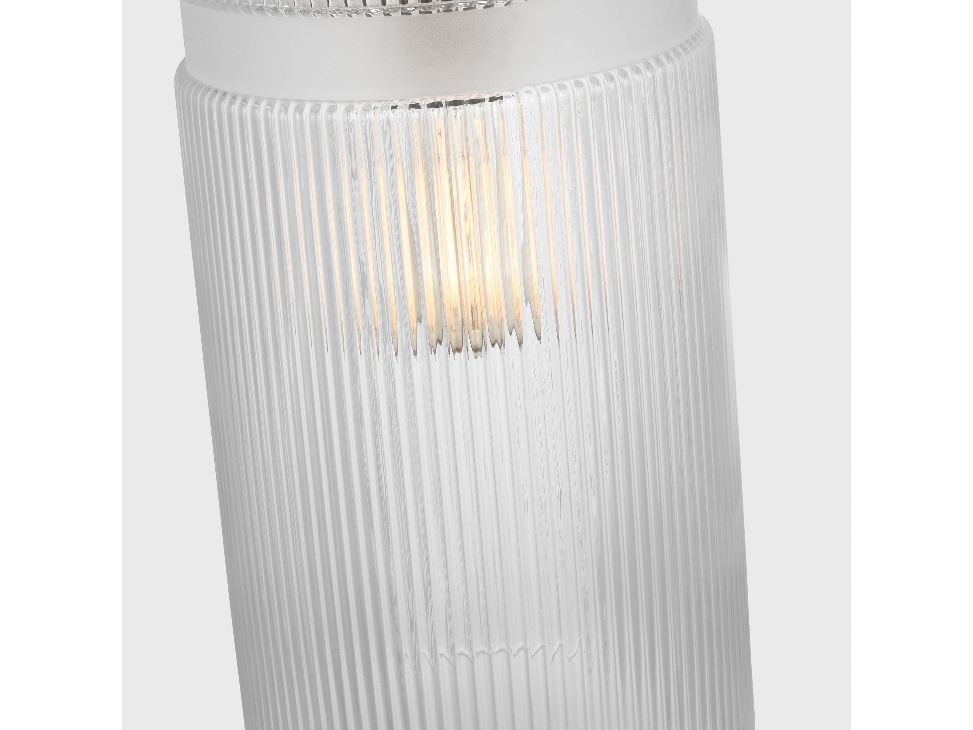 Visual Comfort Studio Liouet 1-Light Midnight Black Cylinder Mini Pendant