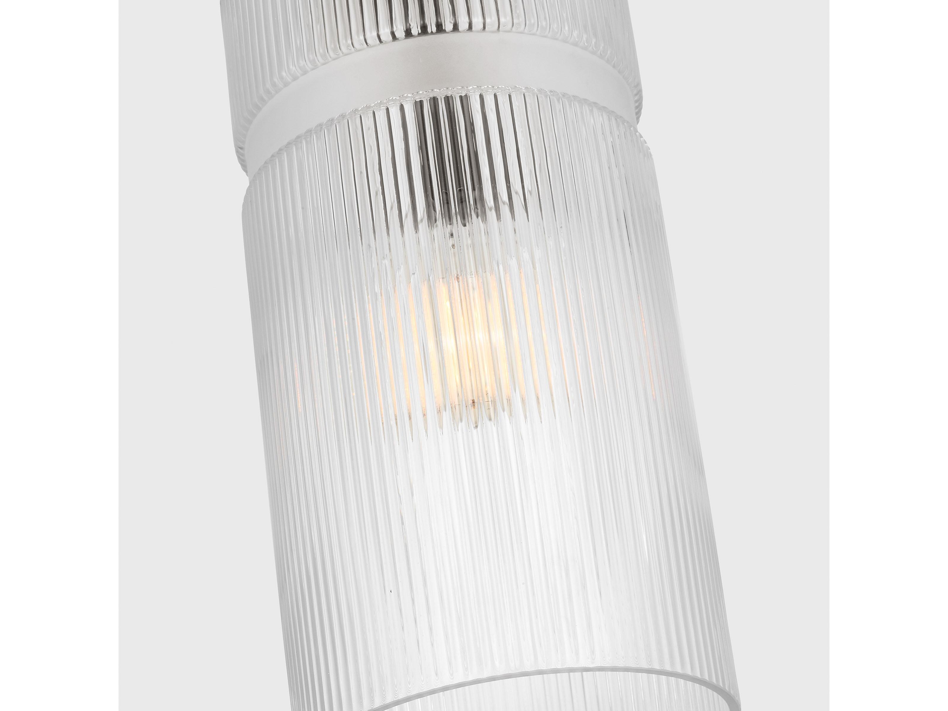 Visual Comfort Studio Liouet 1-Light Midnight Black Cylinder Mini Pendant