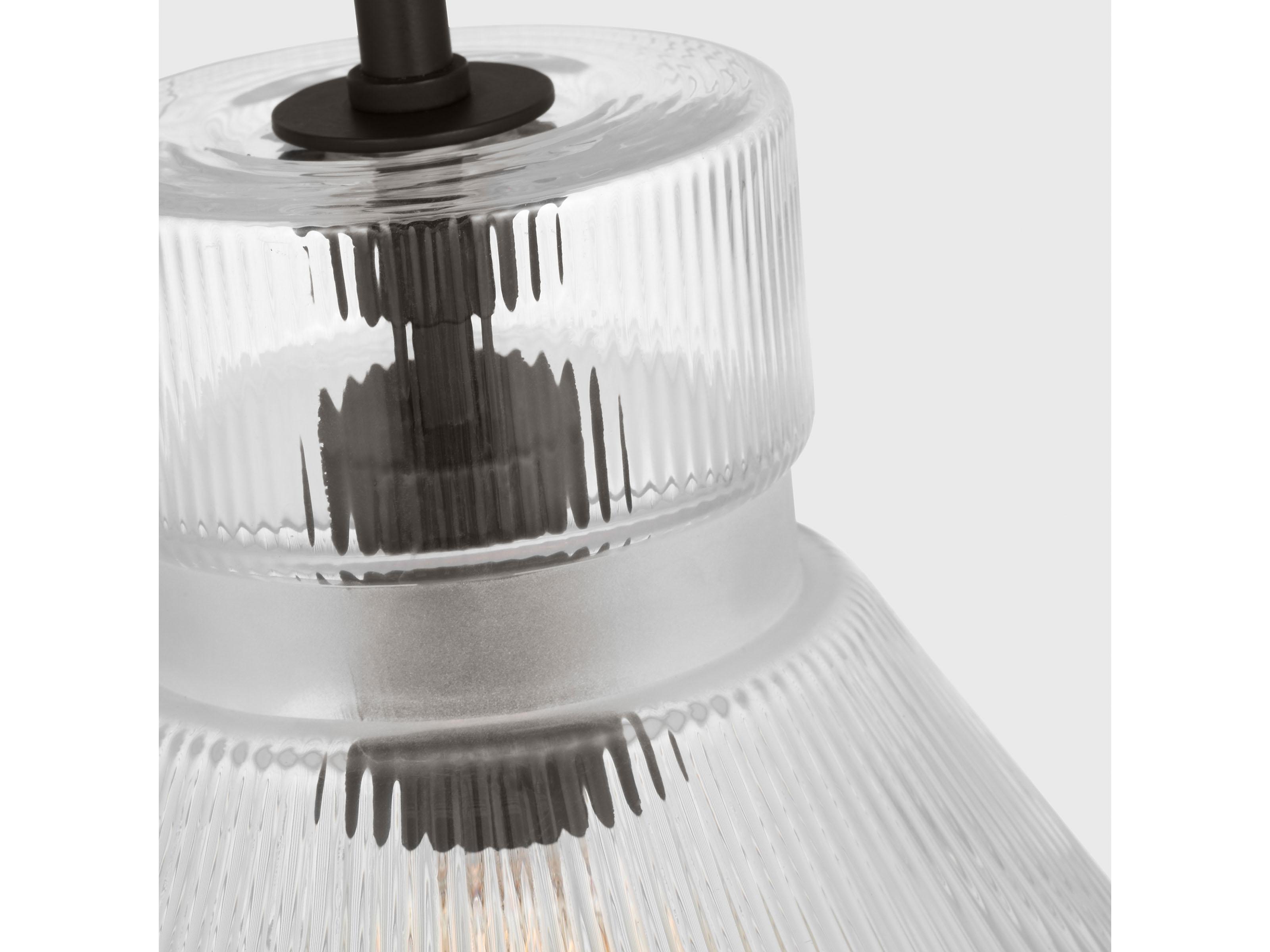 Visual Comfort Studio Liouet 1-Light Midnight Black Mini Pendant