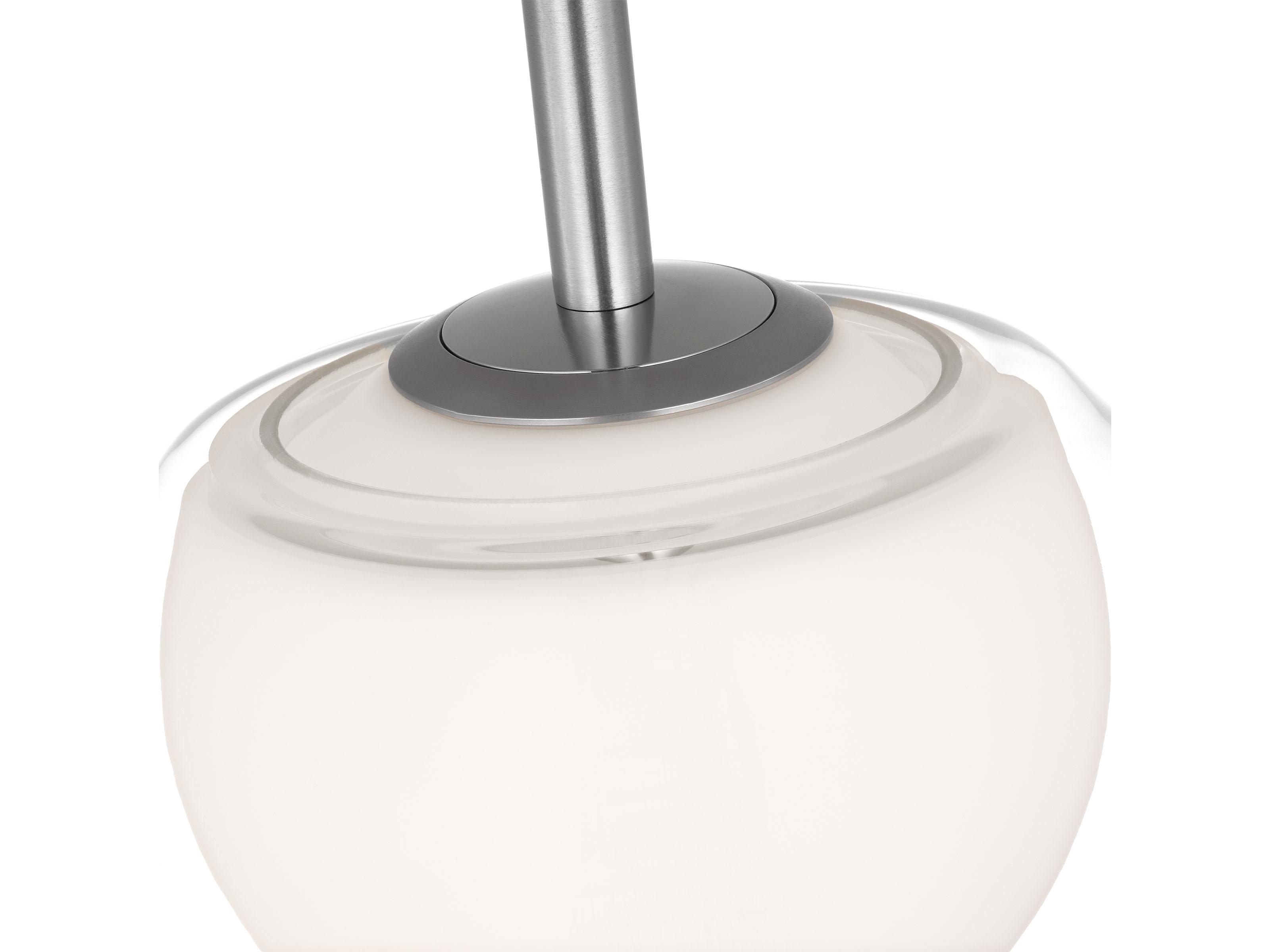 Visual Comfort Studio Suma 1-Light Brushed Nickel Dome Pendant