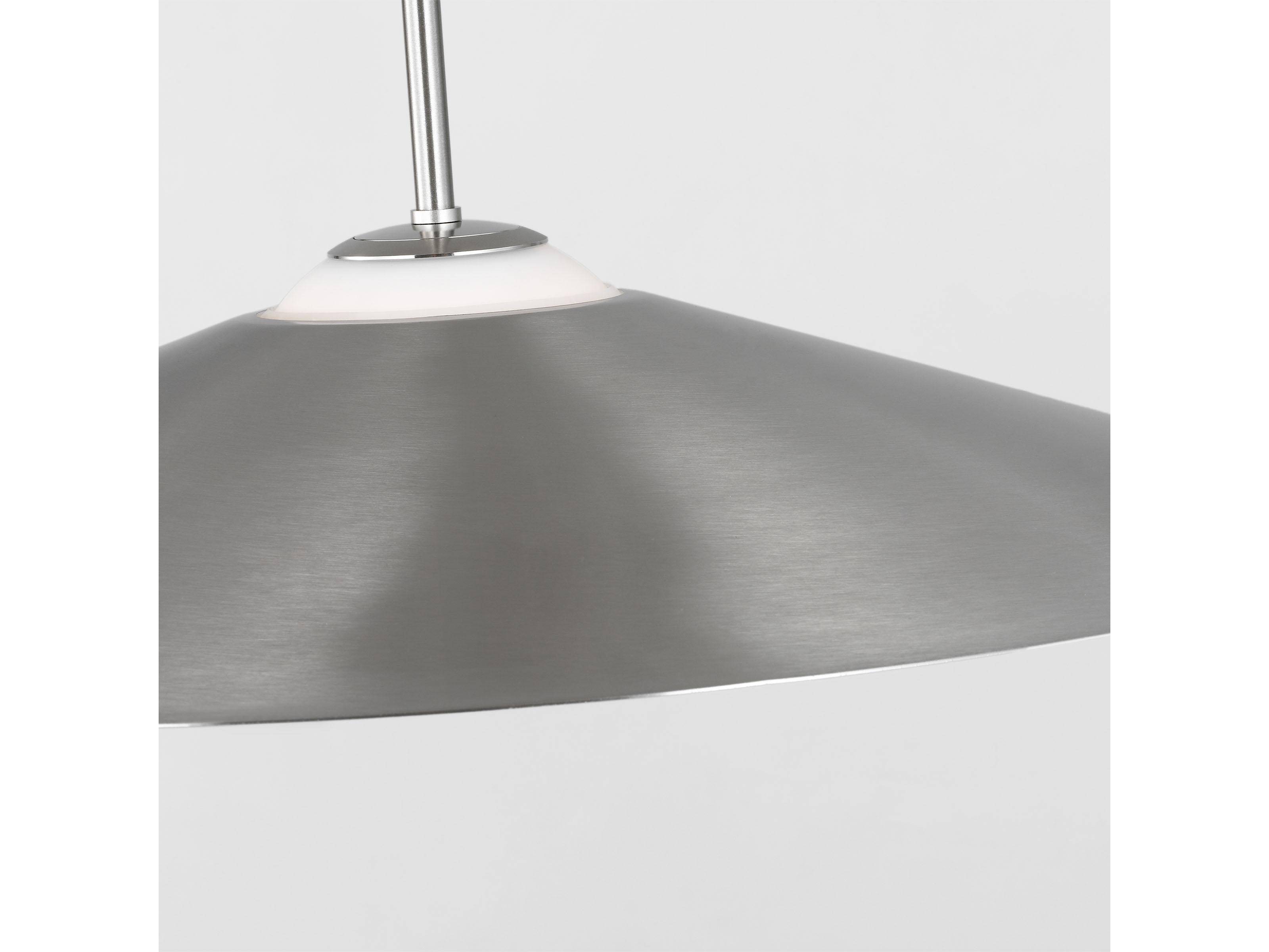 Visual Comfort Studio Astra 1-Light Brushed Nickel Pendant
