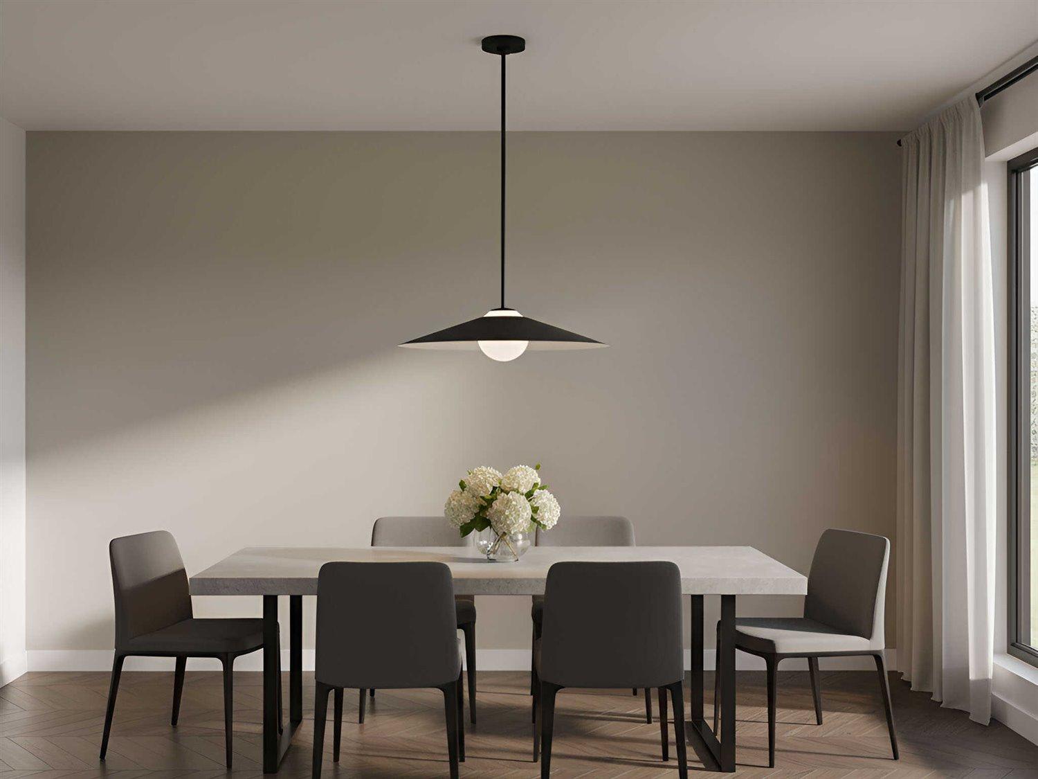 Visual Comfort Studio Astra 1-Light Midnight Black Pendant