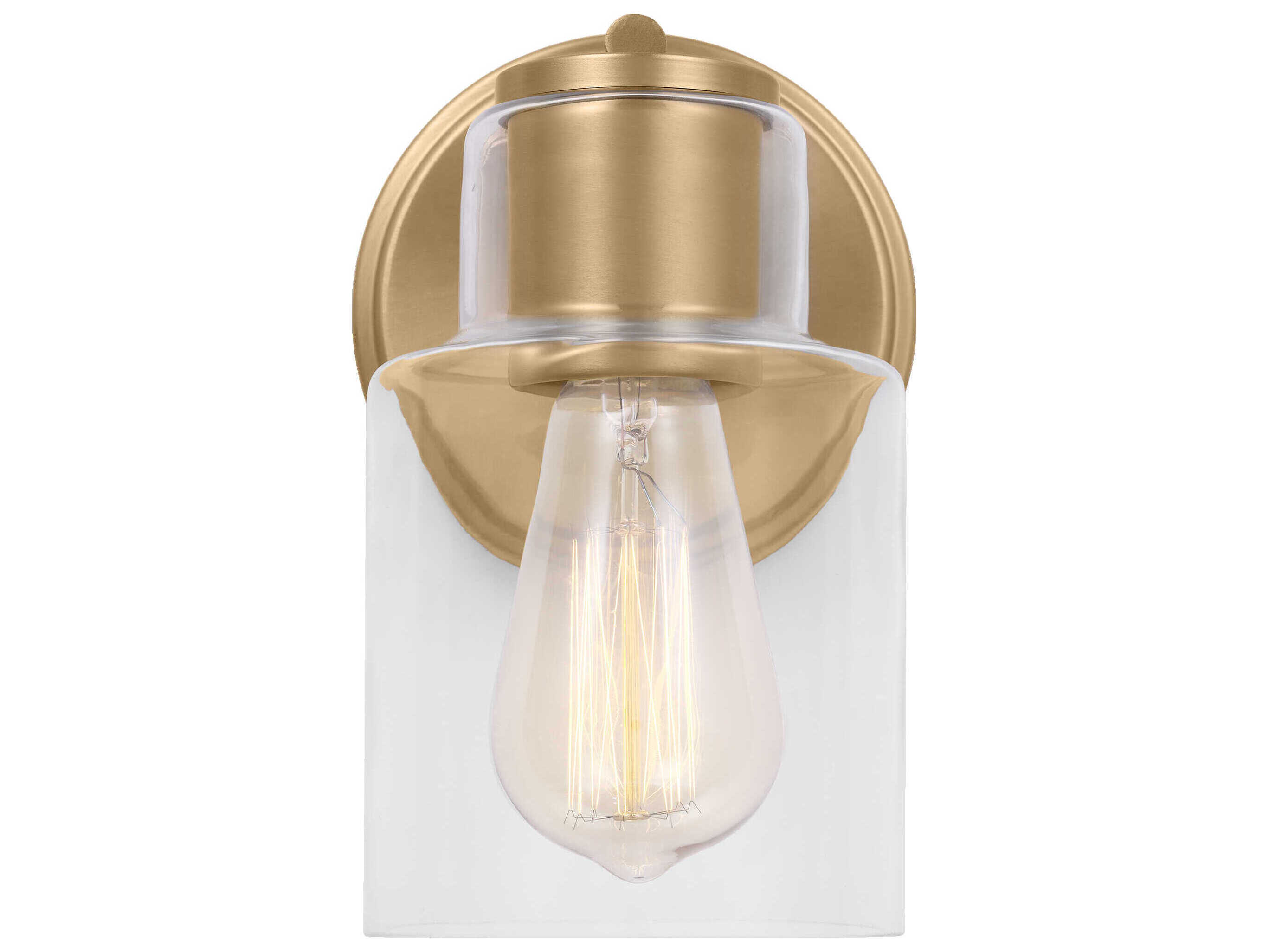 Visual Comfort Studio Sayward 1-Light Satin Brass Wall Sconce
