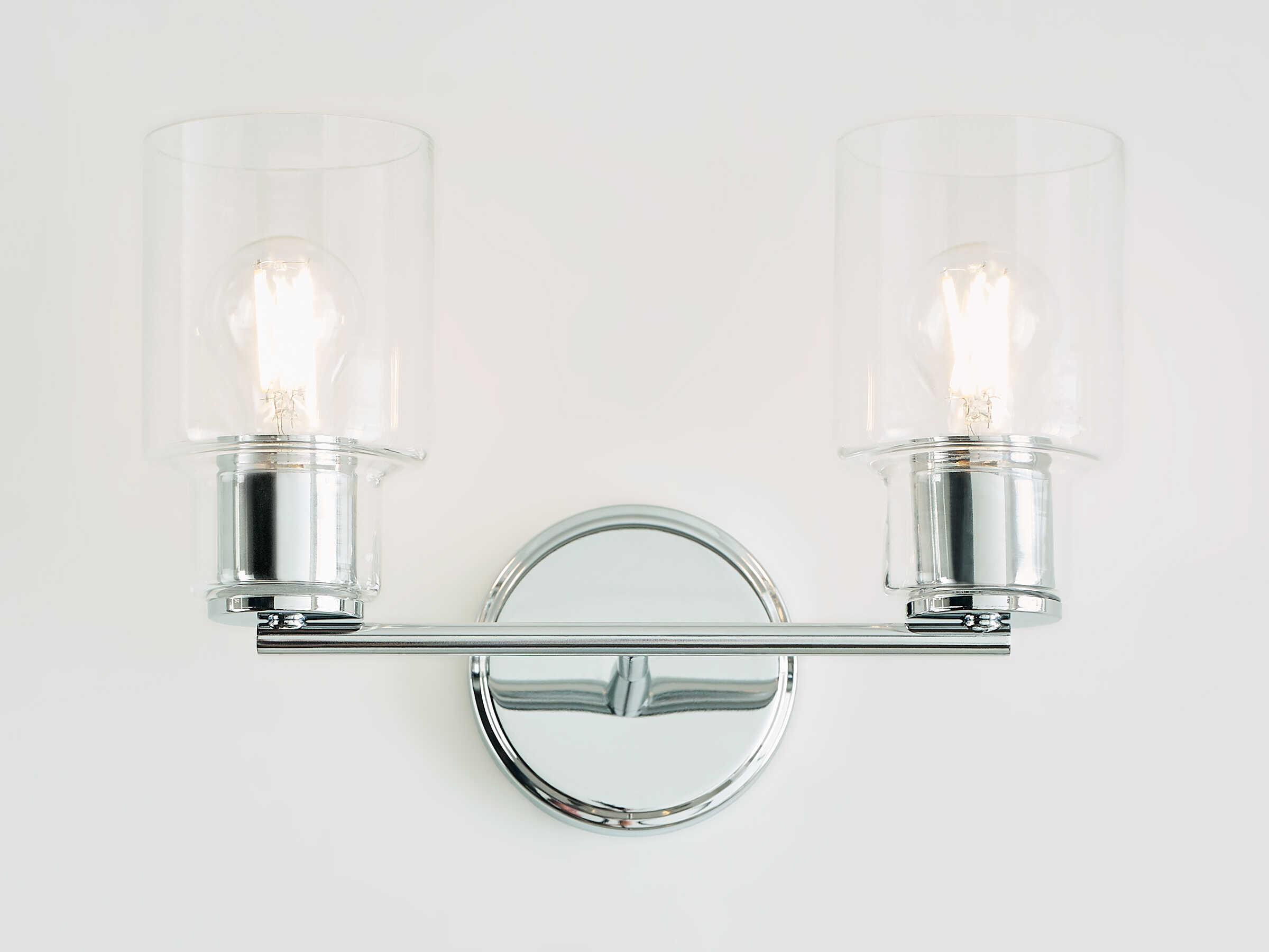 Visual Comfort Studio Sayward 2-Light Chrome Vanity Light