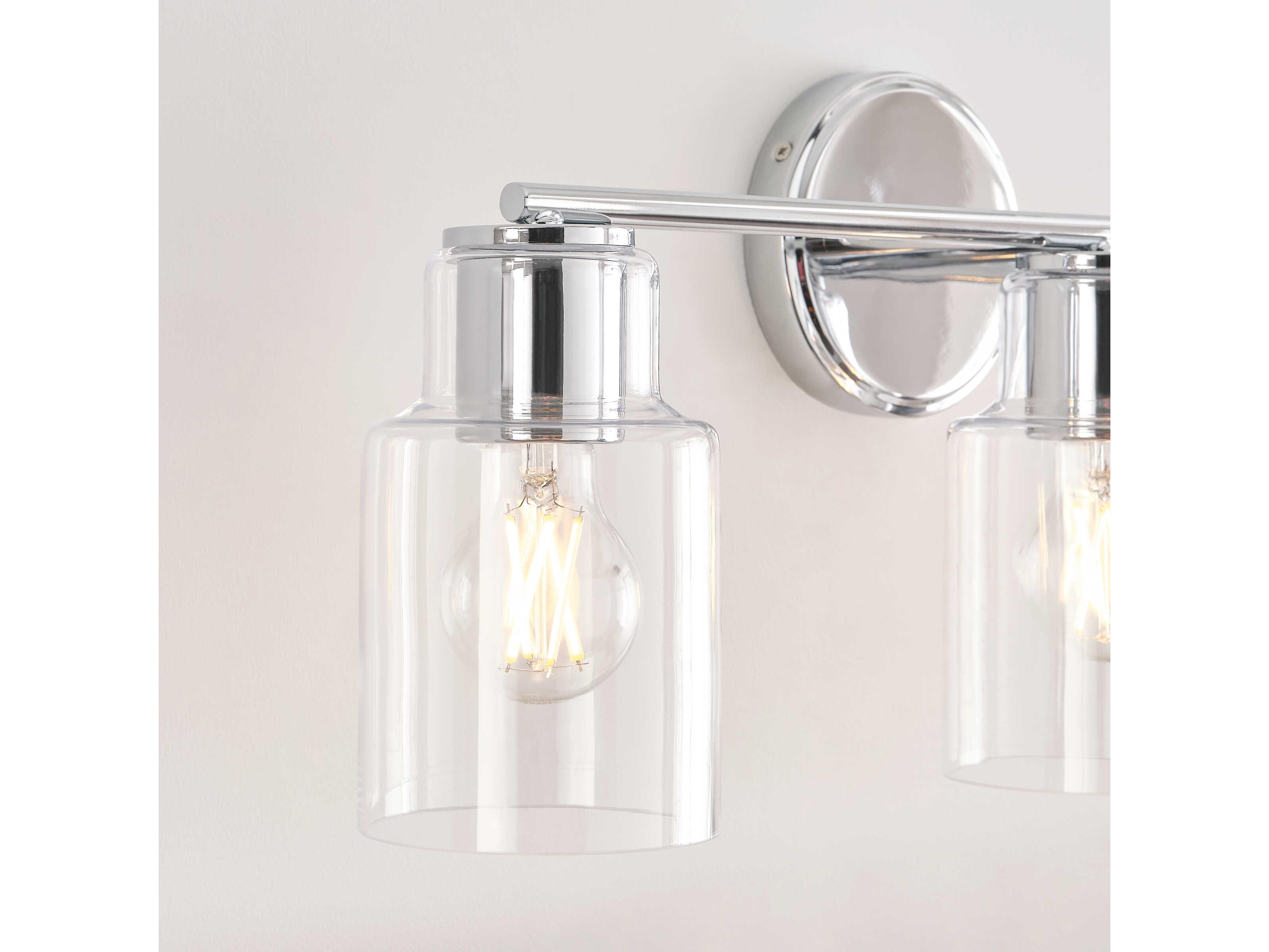 Visual Comfort Studio Sayward 3-Light Chrome Vanity Light
