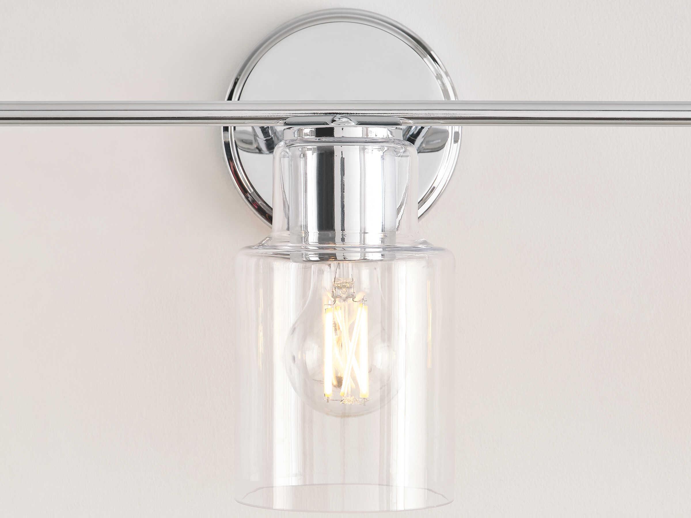 Visual Comfort Studio Sayward 3-Light Chrome Vanity Light