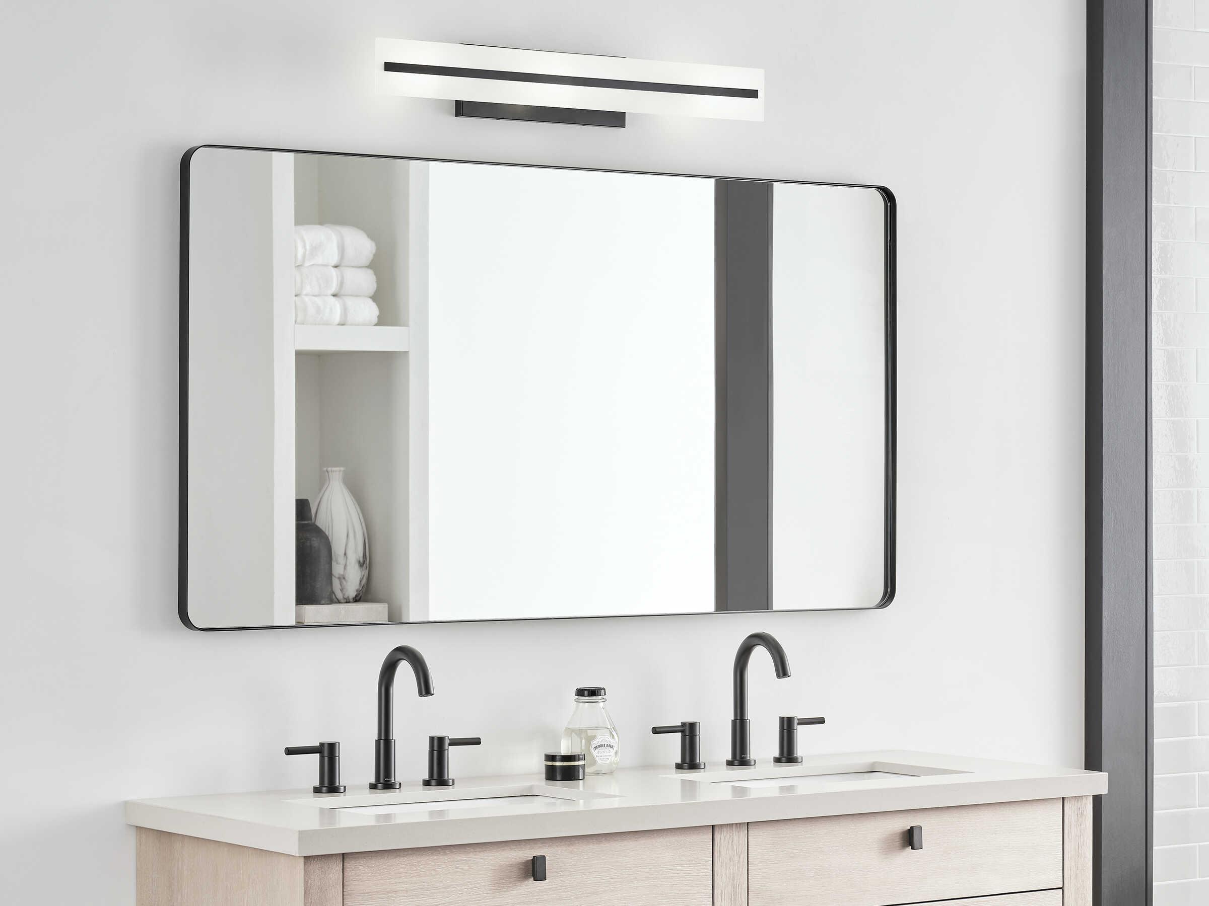 Visual Comfort Studio Sayward 3-Light Midnight Black Vanity Light