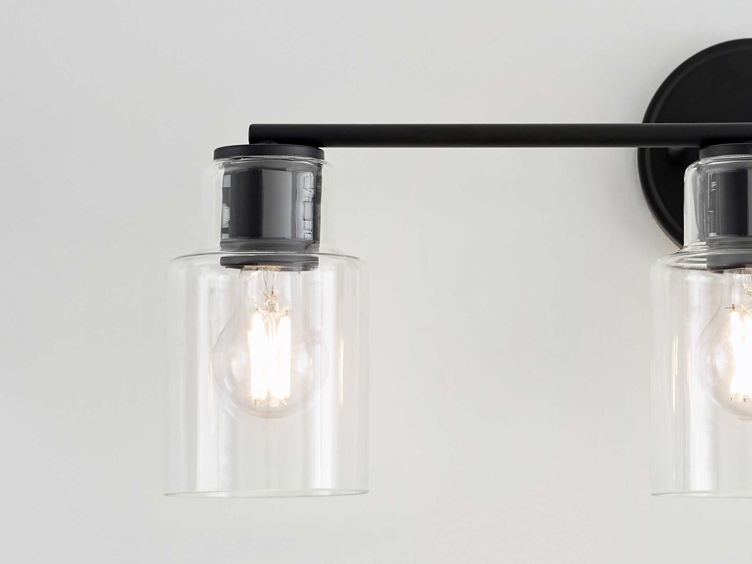 Visual Comfort Studio Sayward 3-Light Midnight Black Vanity Light