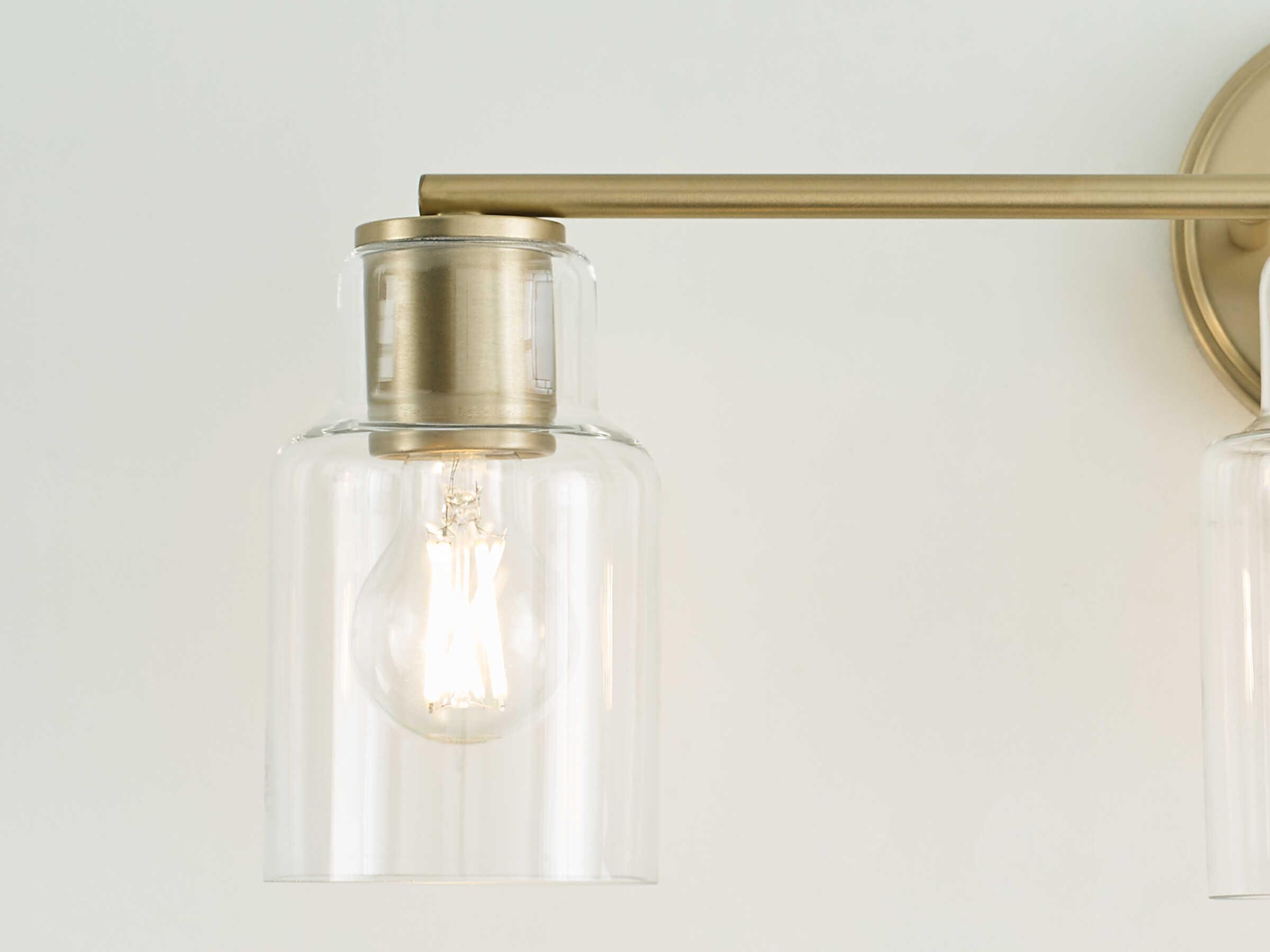 Visual Comfort Studio Sayward 3-Light Satin Brass Vanity Light