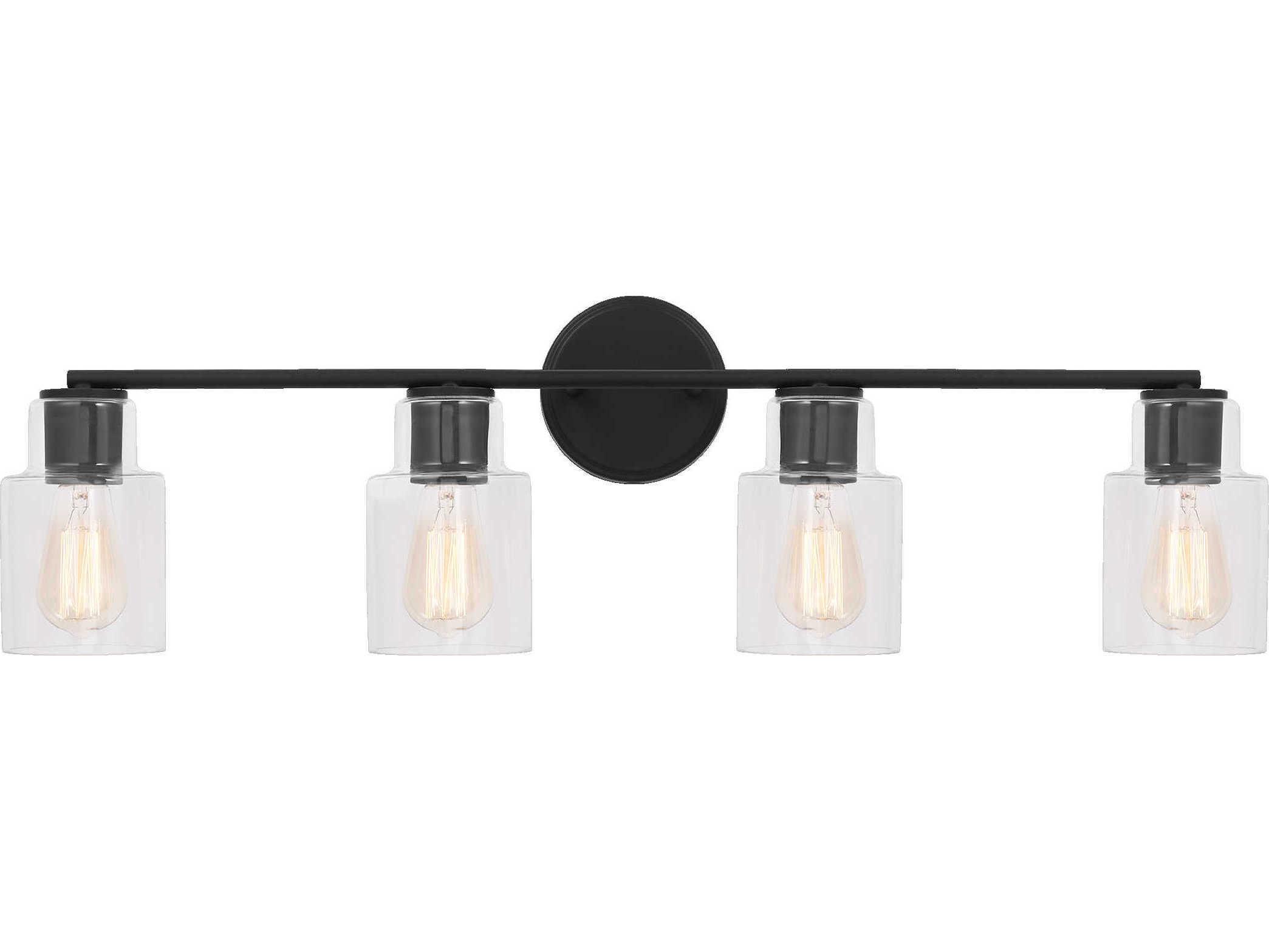 Visual Comfort Studio Sayward 4-Light Midnight Black Vanity Light
