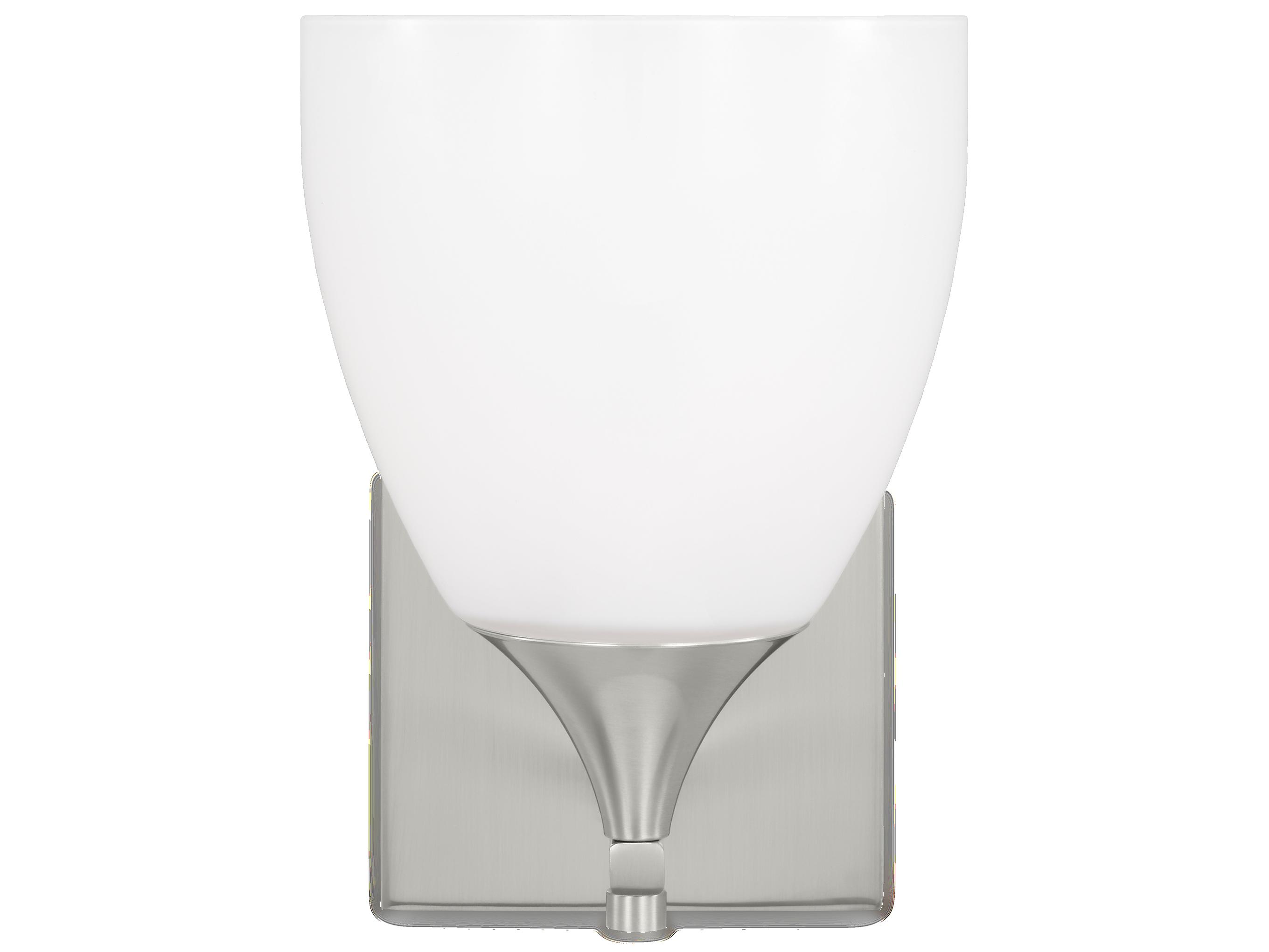 Visual Comfort Studio Toffino 1-Light Brushed Steel Wall Sconce