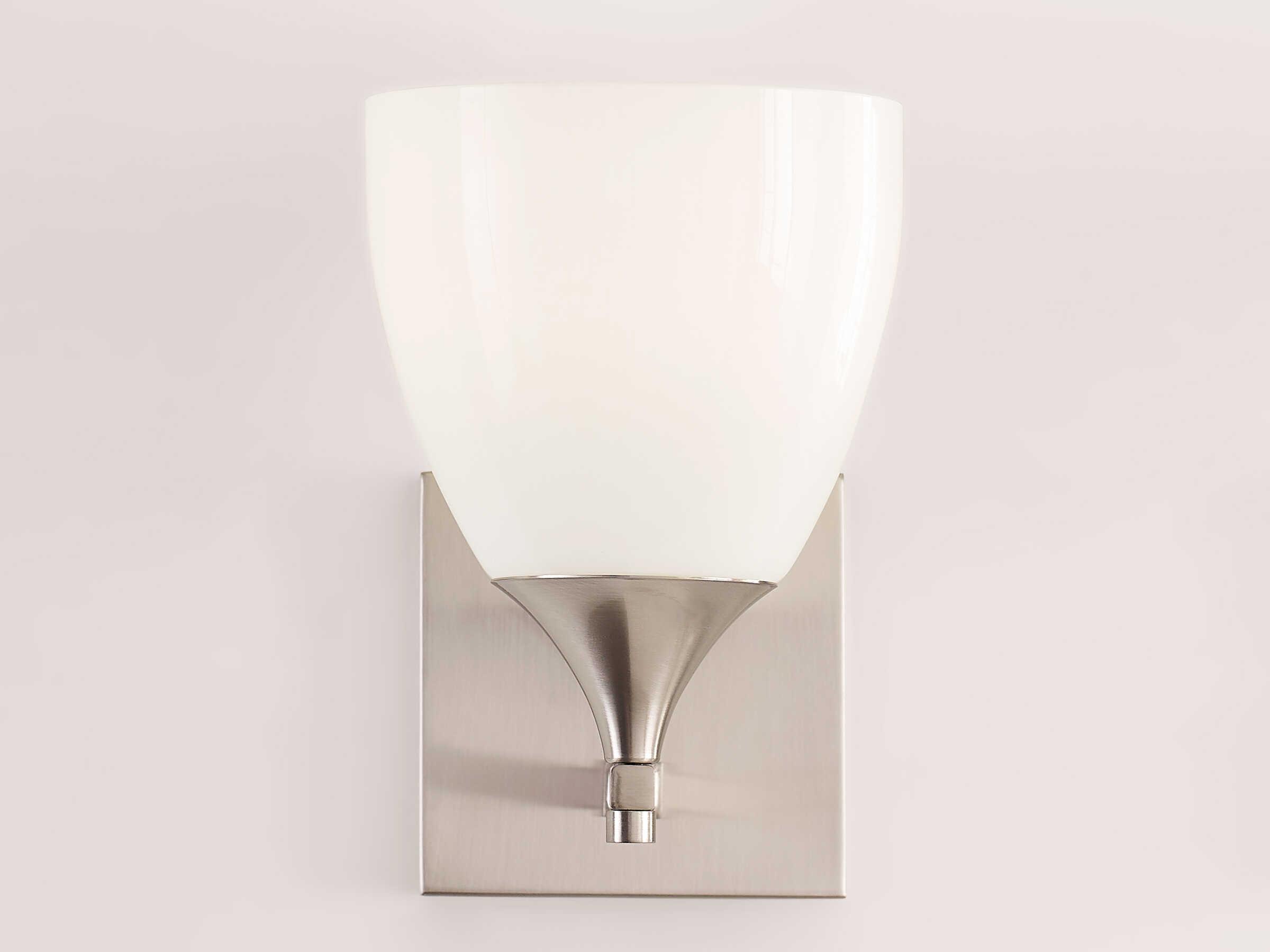 Visual Comfort Studio Toffino 1-Light Brushed Steel Wall Sconce