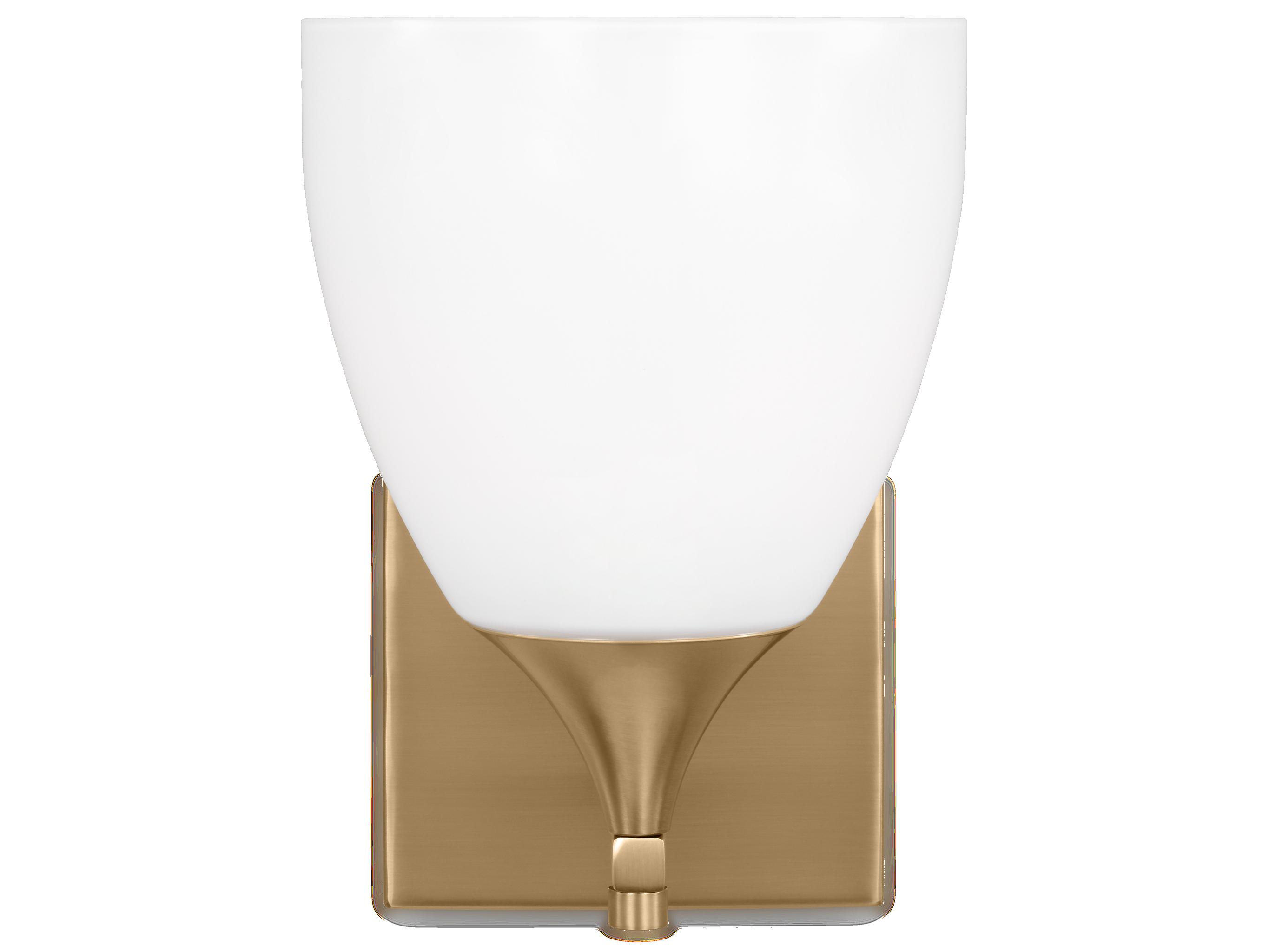 Visual Comfort Studio Toffino 1-Light Satin Brass Wall Sconce