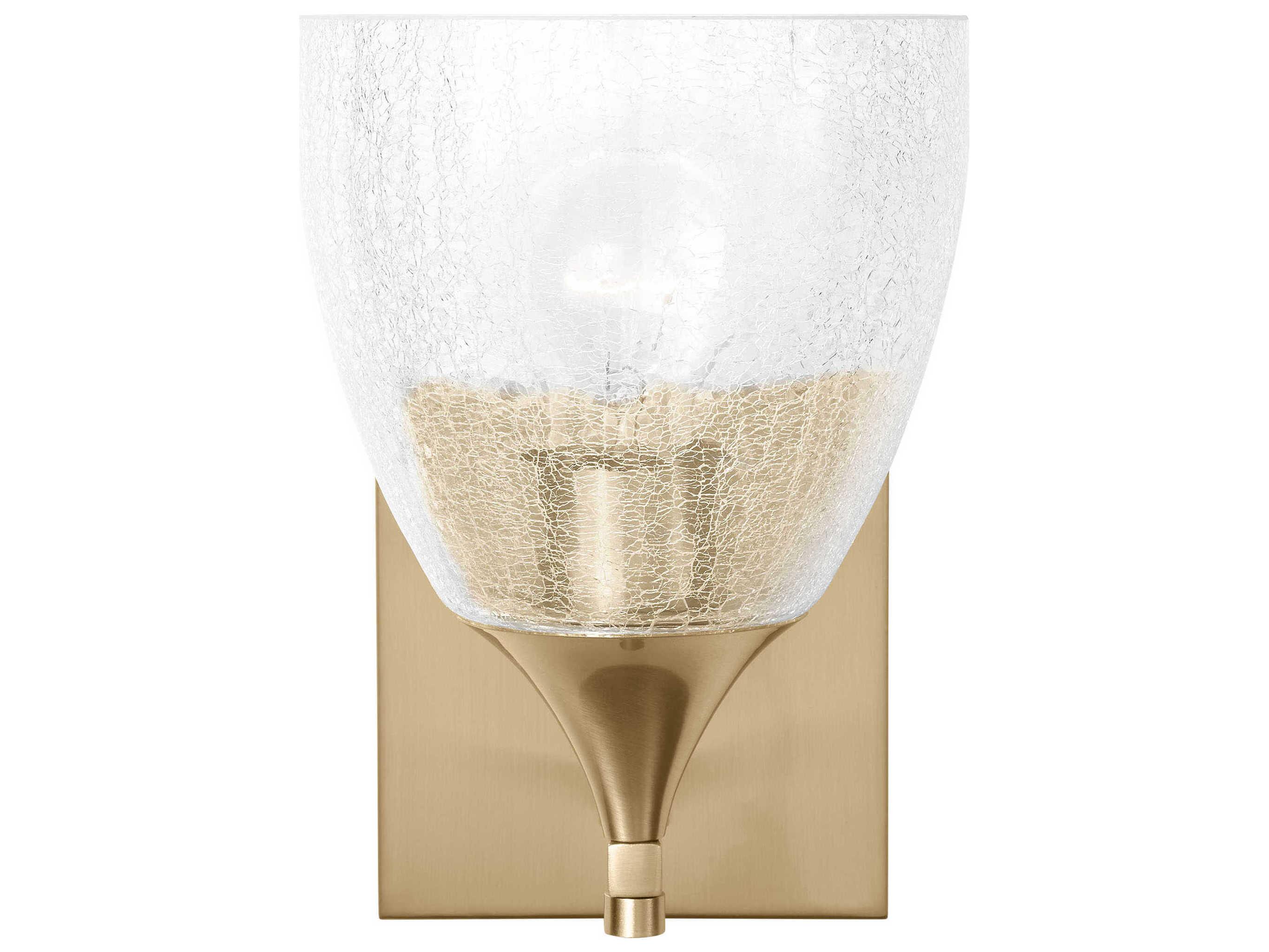 Visual Comfort Studio Toffino 1-Light Satin Brass Wall Sconce