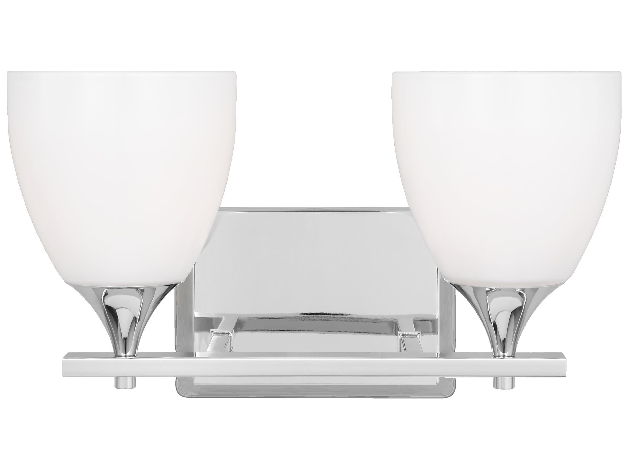 Visual Comfort Studio Toffino 2-Light Chrome Vanity Light