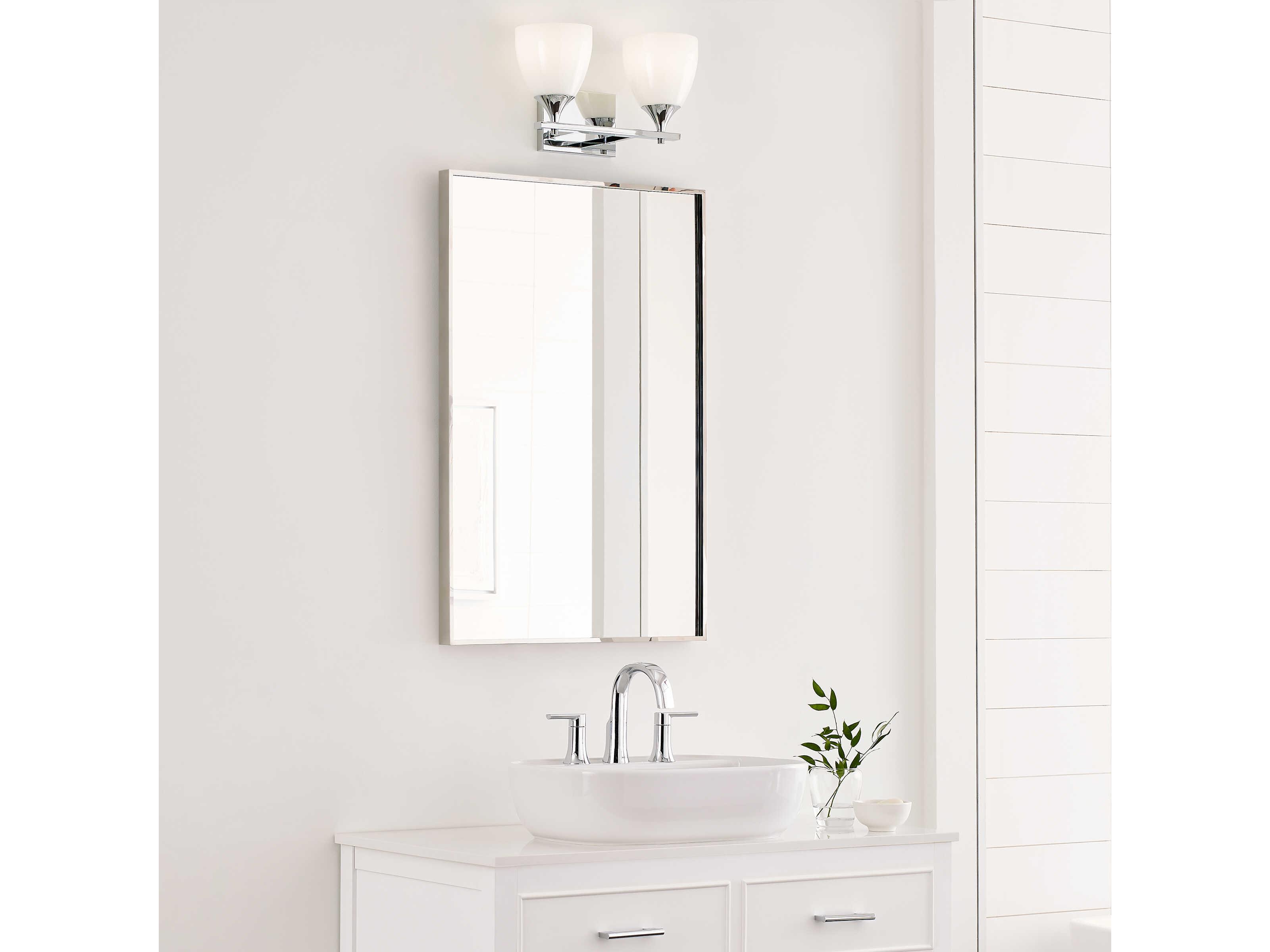 Visual Comfort Studio Toffino 2-Light Chrome Vanity Light