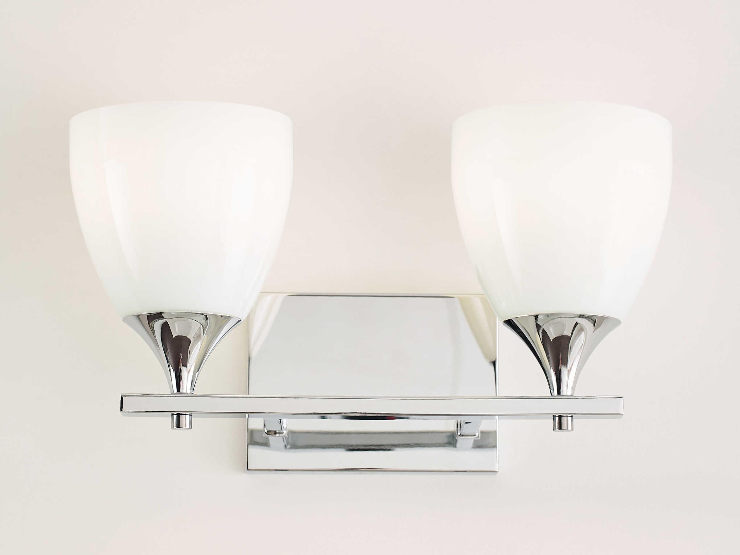 Visual Comfort Studio Toffino 2-Light Chrome Vanity Light
