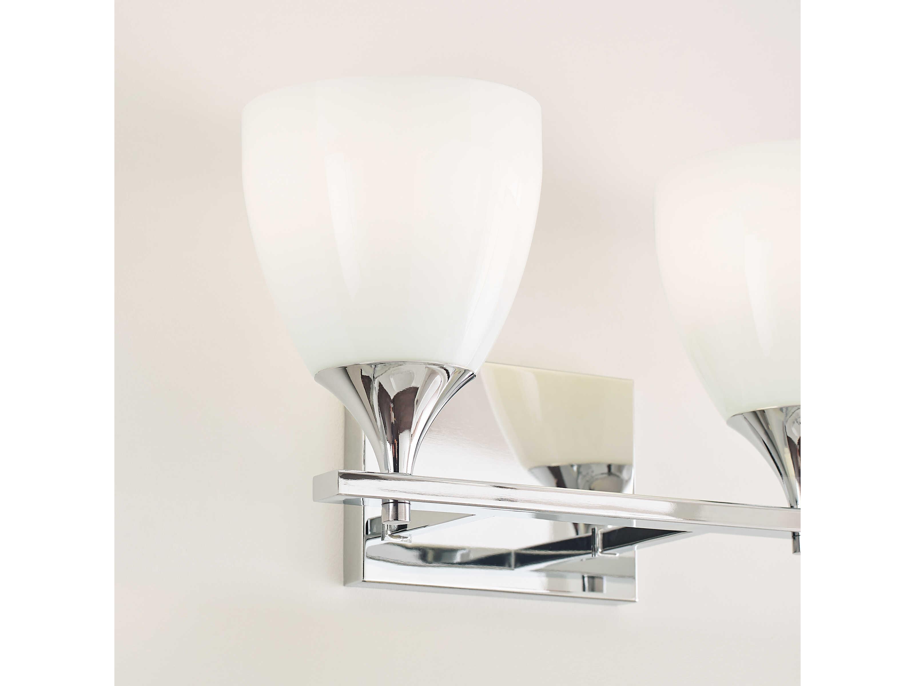 Visual Comfort Studio Toffino 2-Light Chrome Vanity Light