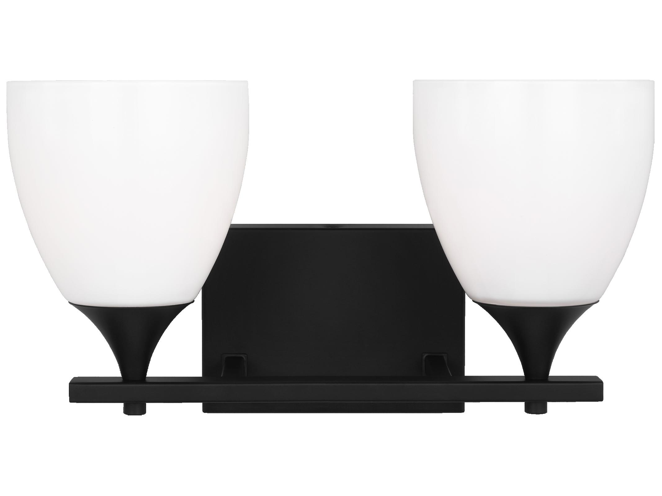 Visual Comfort Studio Toffino 2-Light Midnight Black Vanity Light
