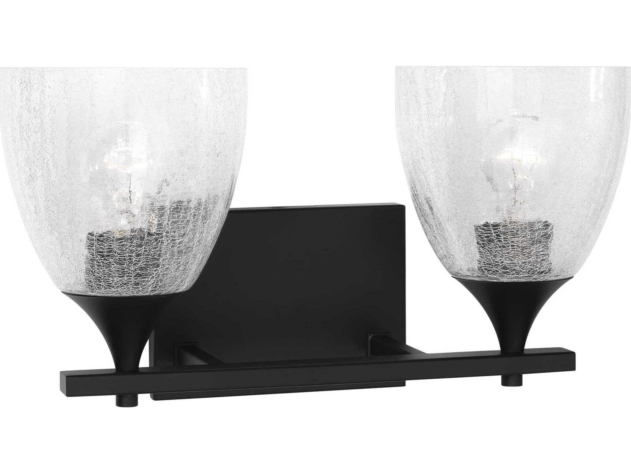 Visual Comfort Studio Toffino 2-Light Midnight Black Vanity Light