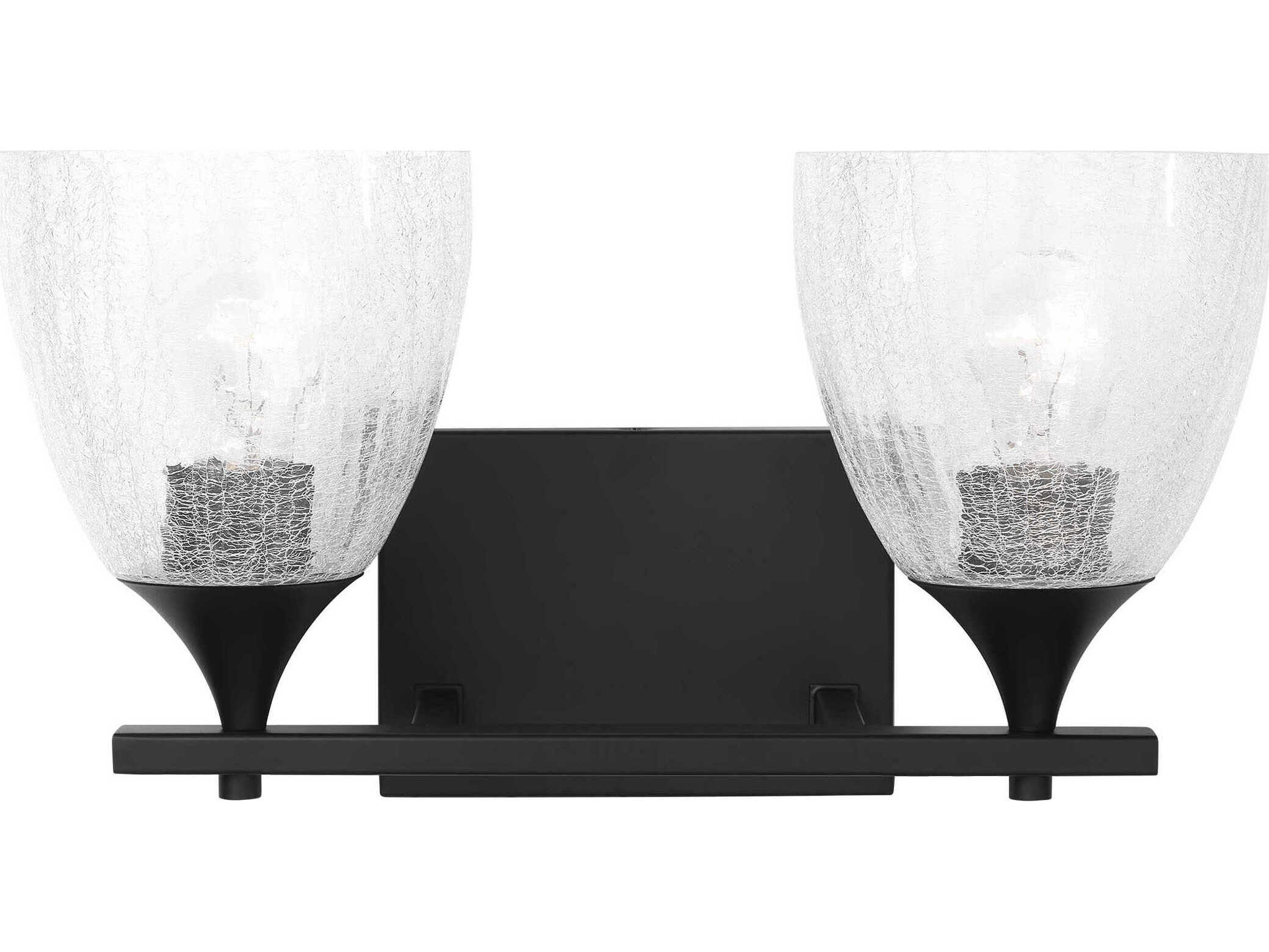 Visual Comfort Studio Toffino 2-Light Midnight Black Vanity Light