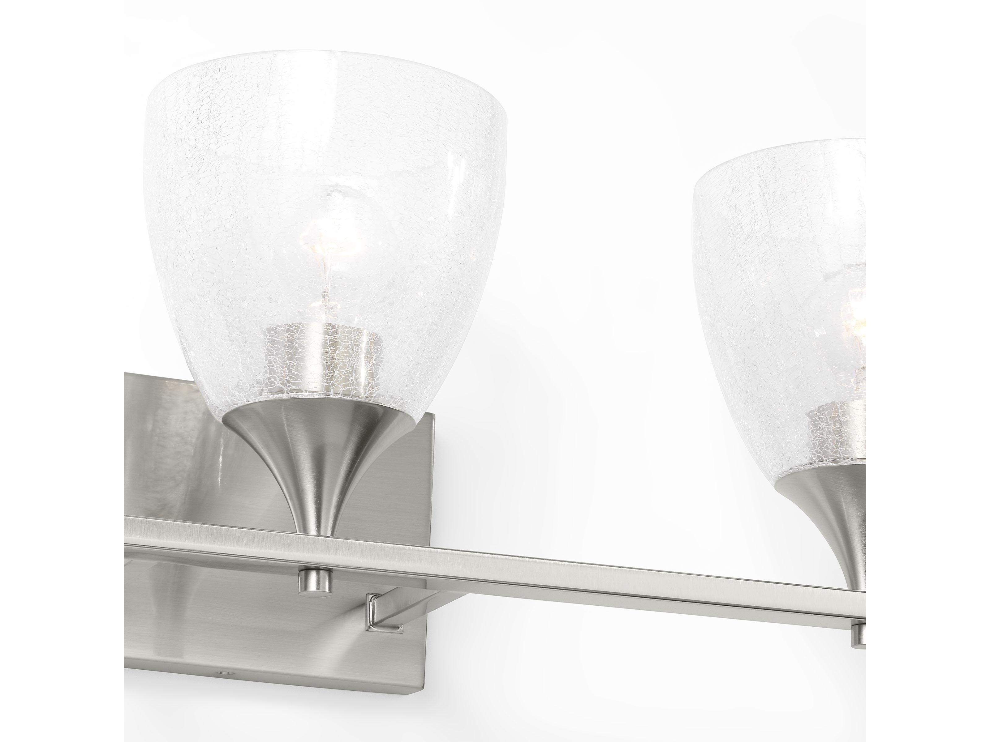 Visual Comfort Studio Toffino 3-Light Brushed Nickel Vanity Light