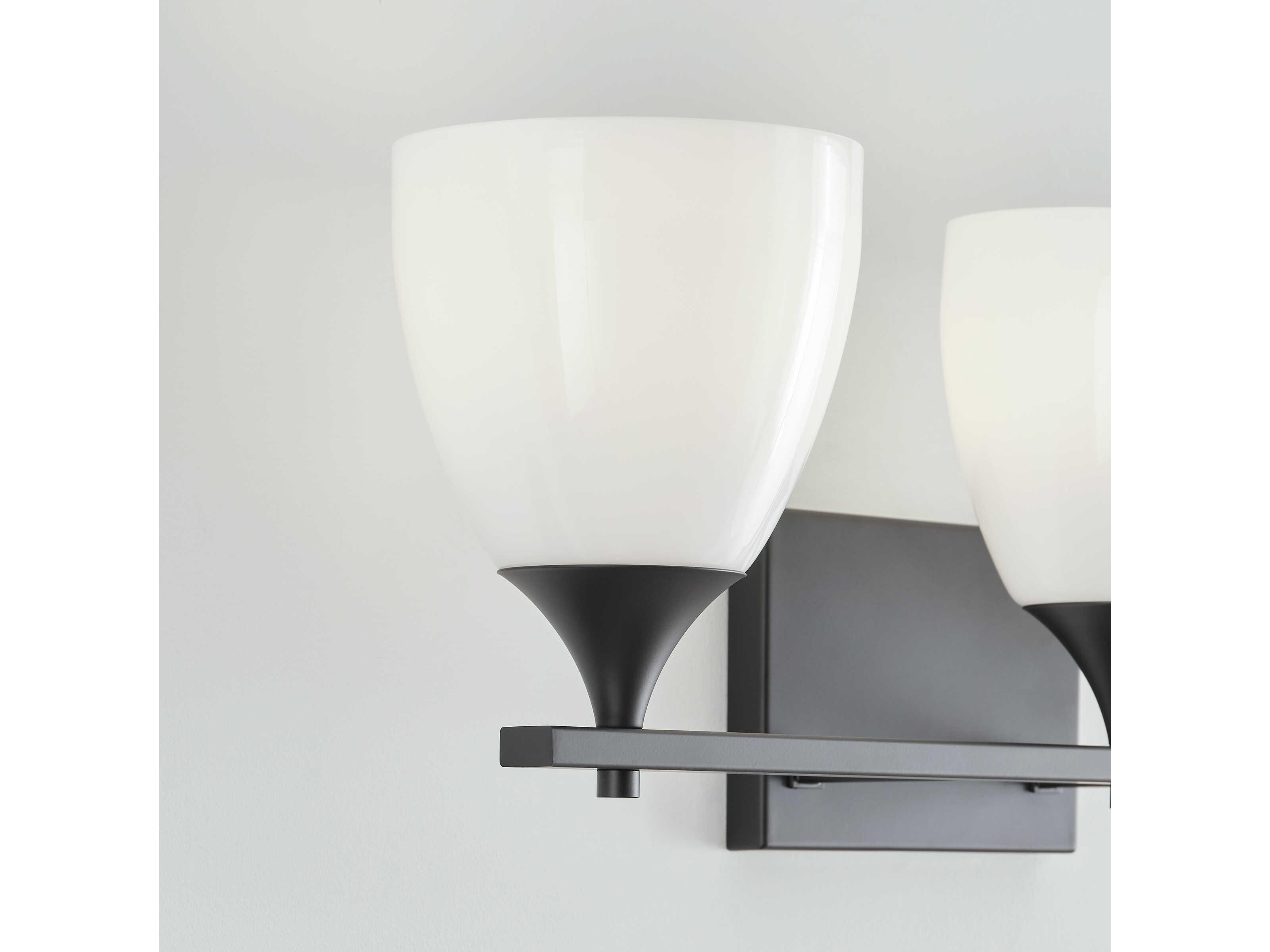 Visual Comfort Studio Toffino 3-Light Midnight Black Vanity Light