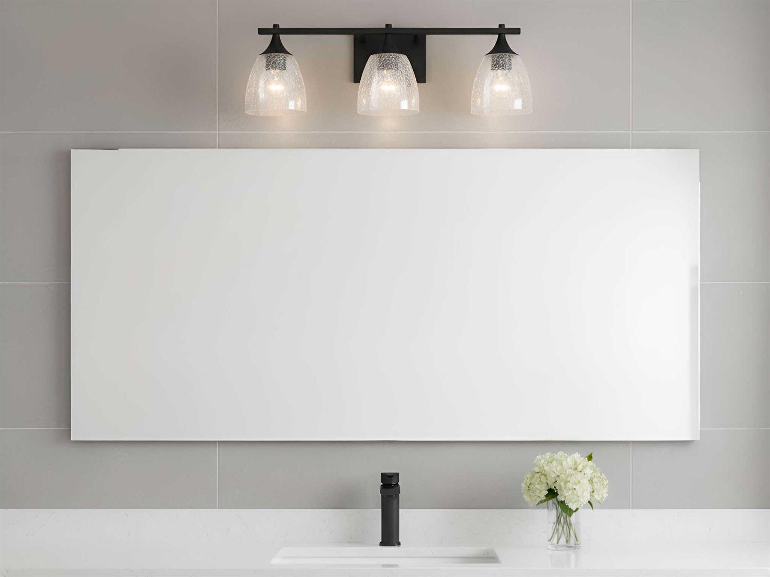 Visual Comfort Studio Toffino 3-Light Midnight Black Vanity Light