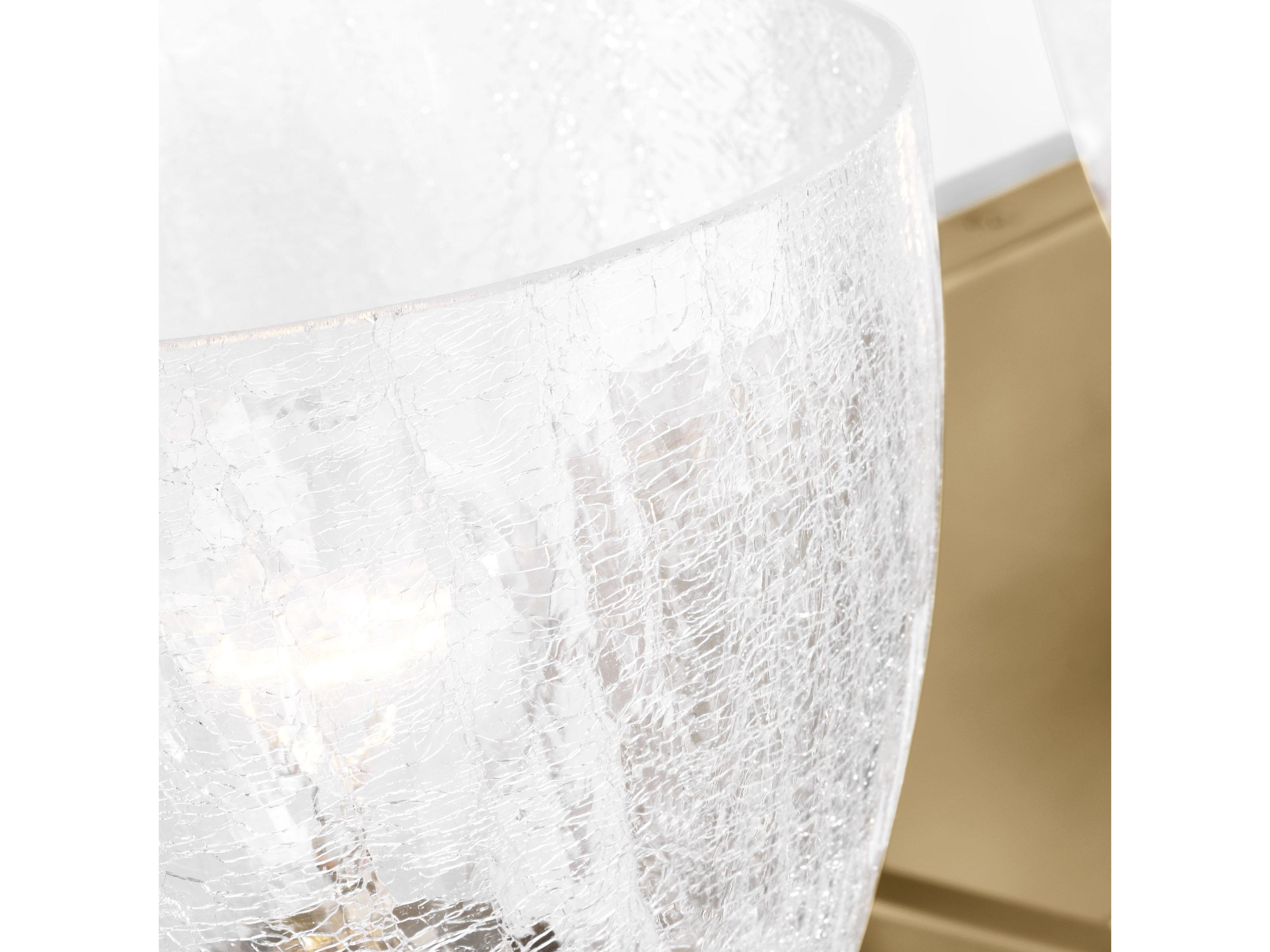 Visual Comfort Studio Toffino 3-Light Satin Brass Vanity Light