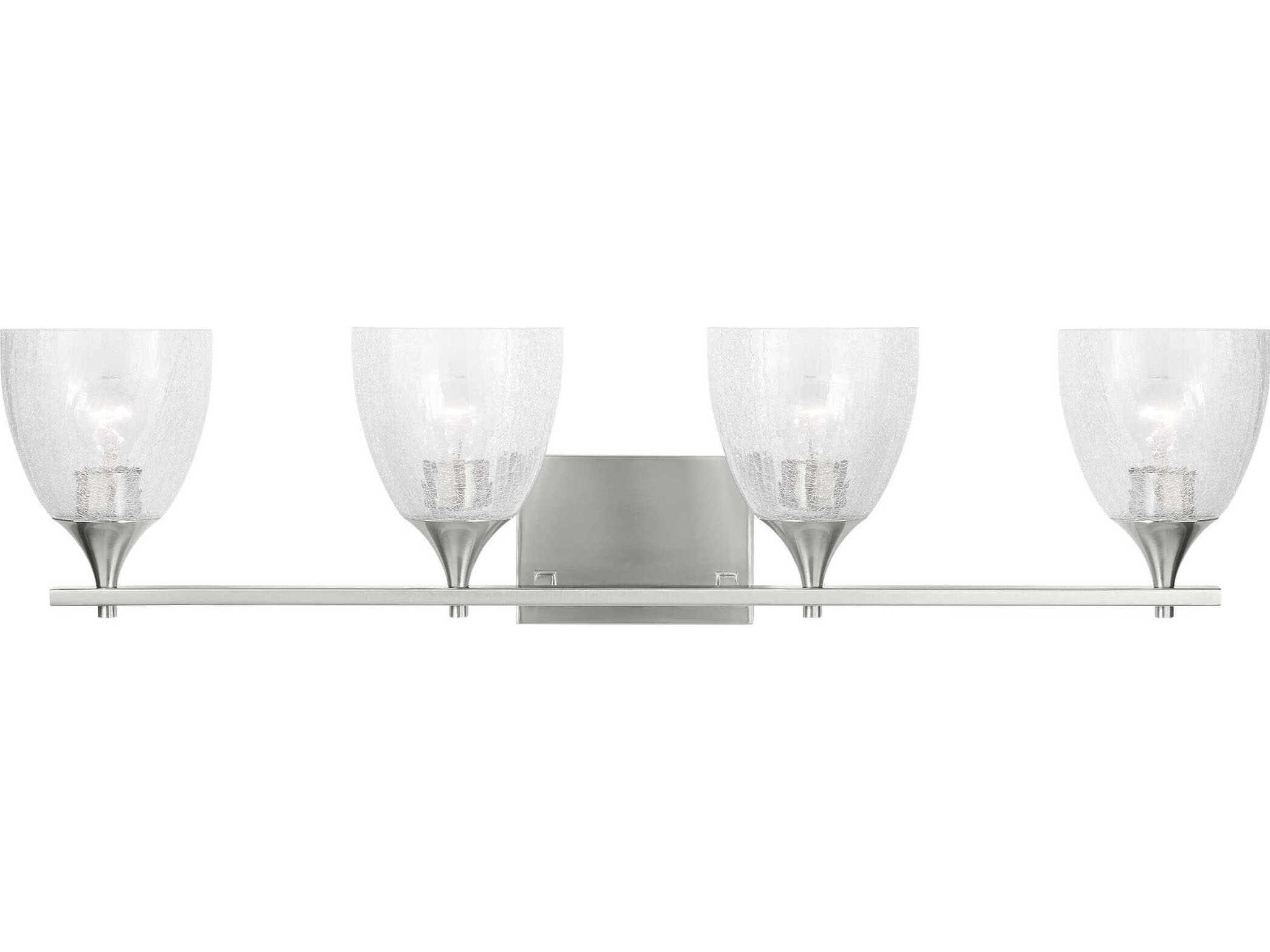 Visual Comfort Studio Toffino 4-Light Brushed Nickel Vanity Light
