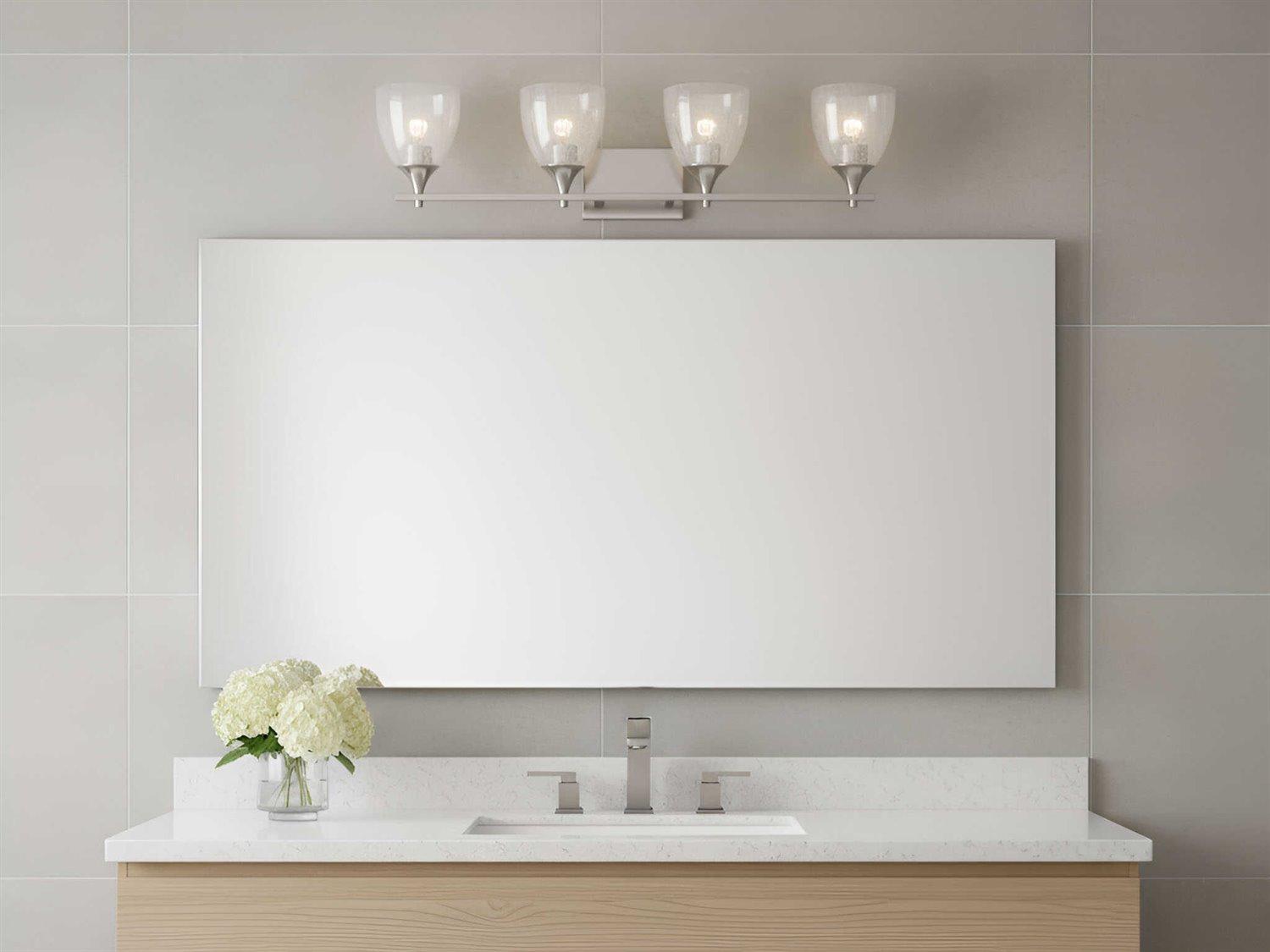 Visual Comfort Studio Toffino 4-Light Brushed Nickel Vanity Light