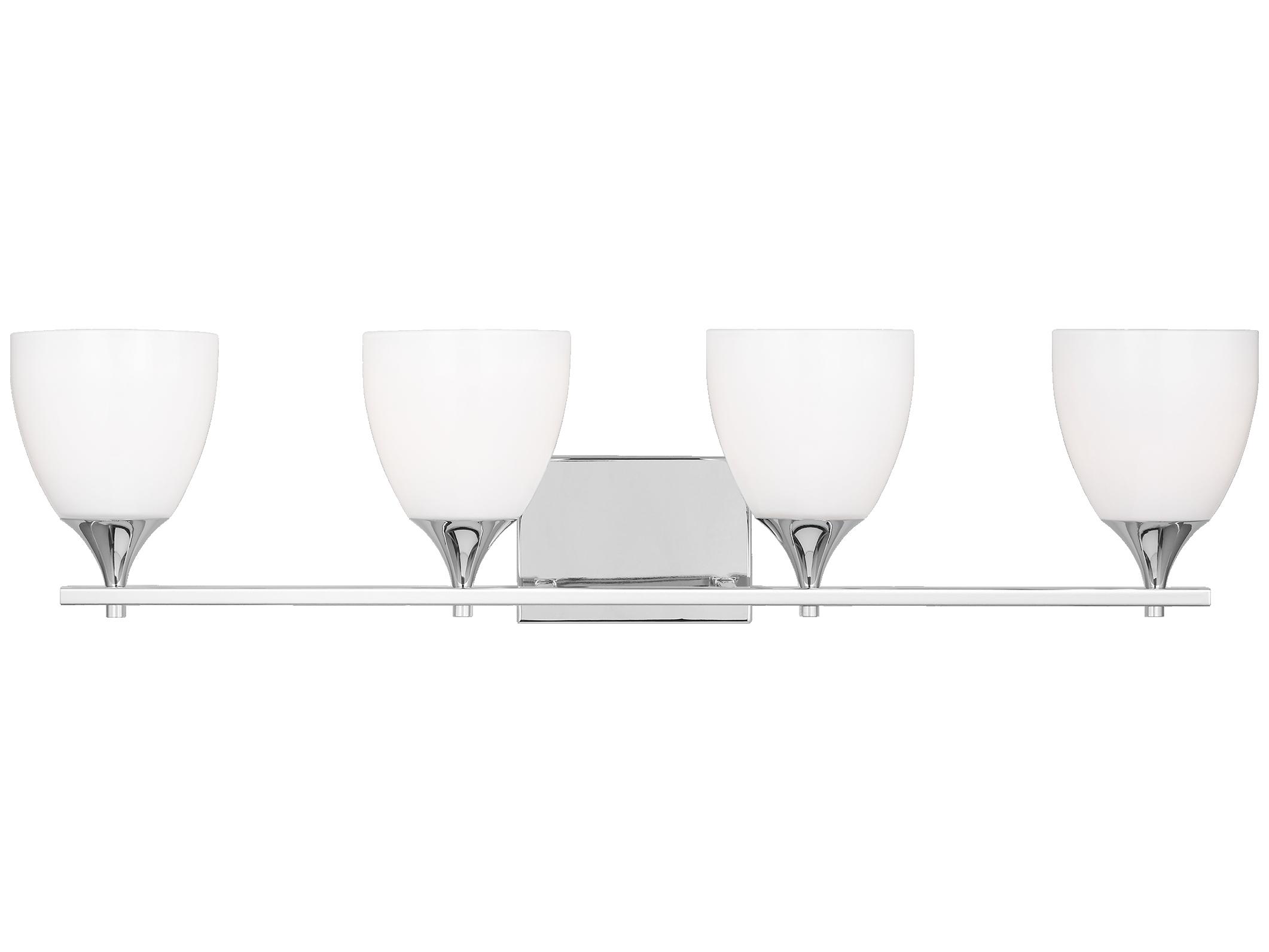 Visual Comfort Studio Toffino 4-Light Chrome Vanity Light