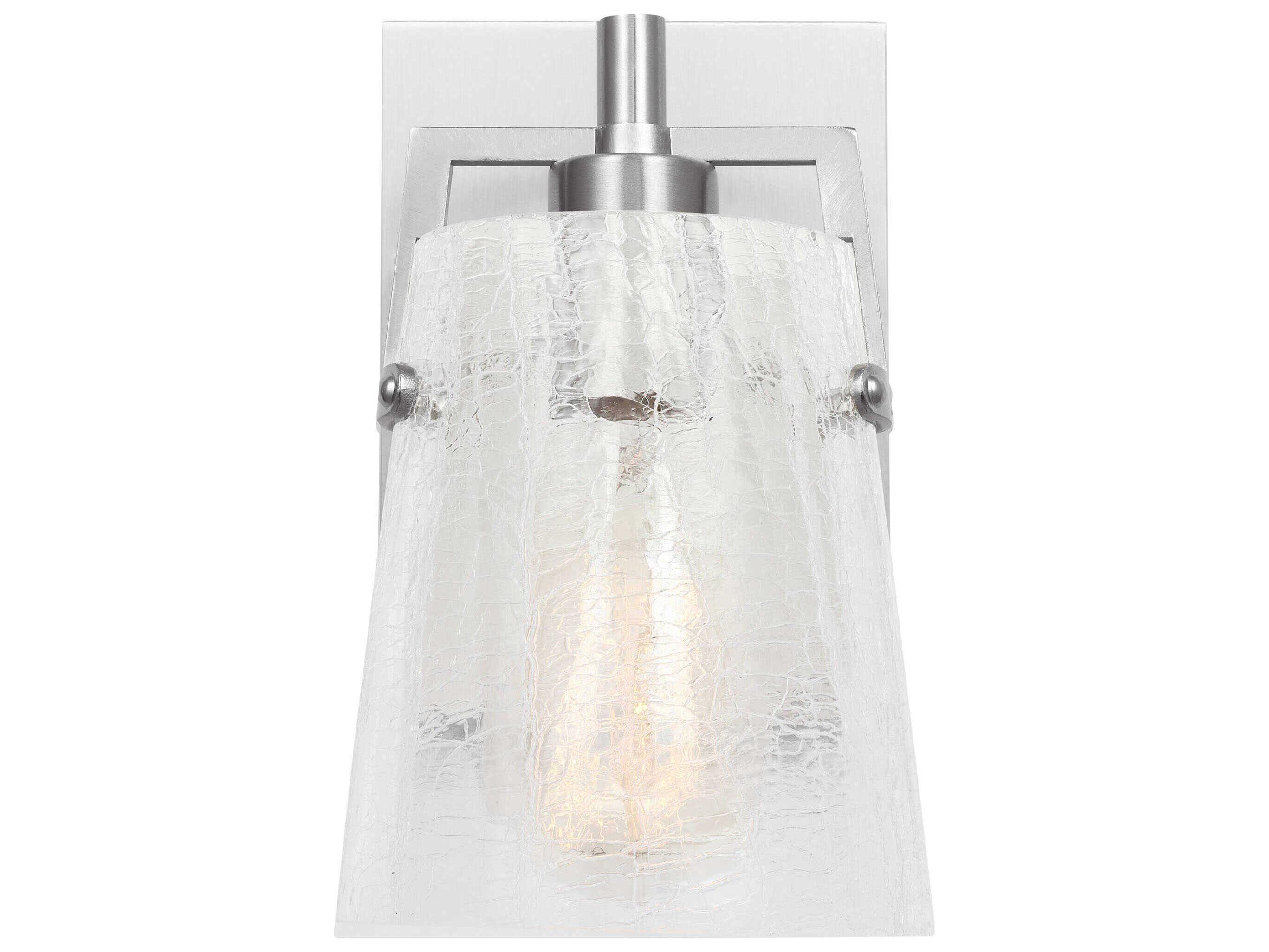 Visual Comfort Studio Crofton 1-Light Brushed Nickel Wall Sconce