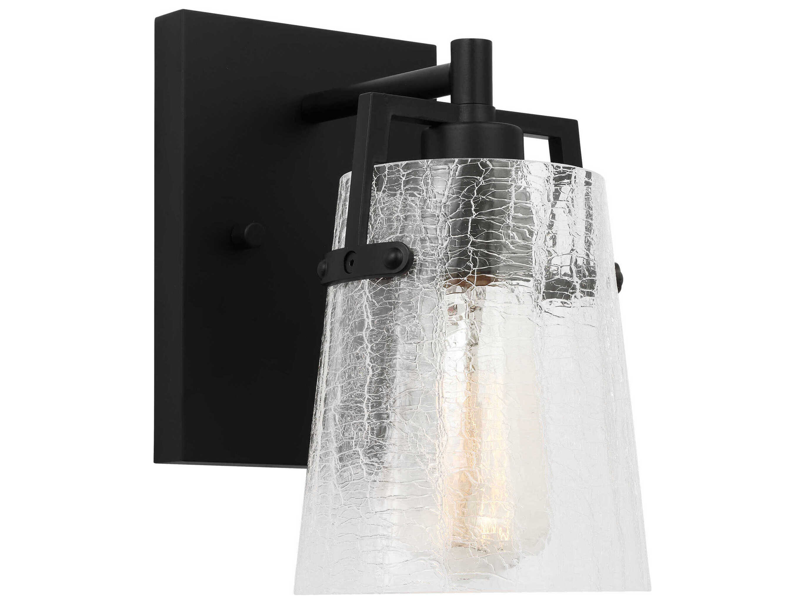 Visual Comfort Studio Crofton 1-Light Midnight Black Wall Sconce
