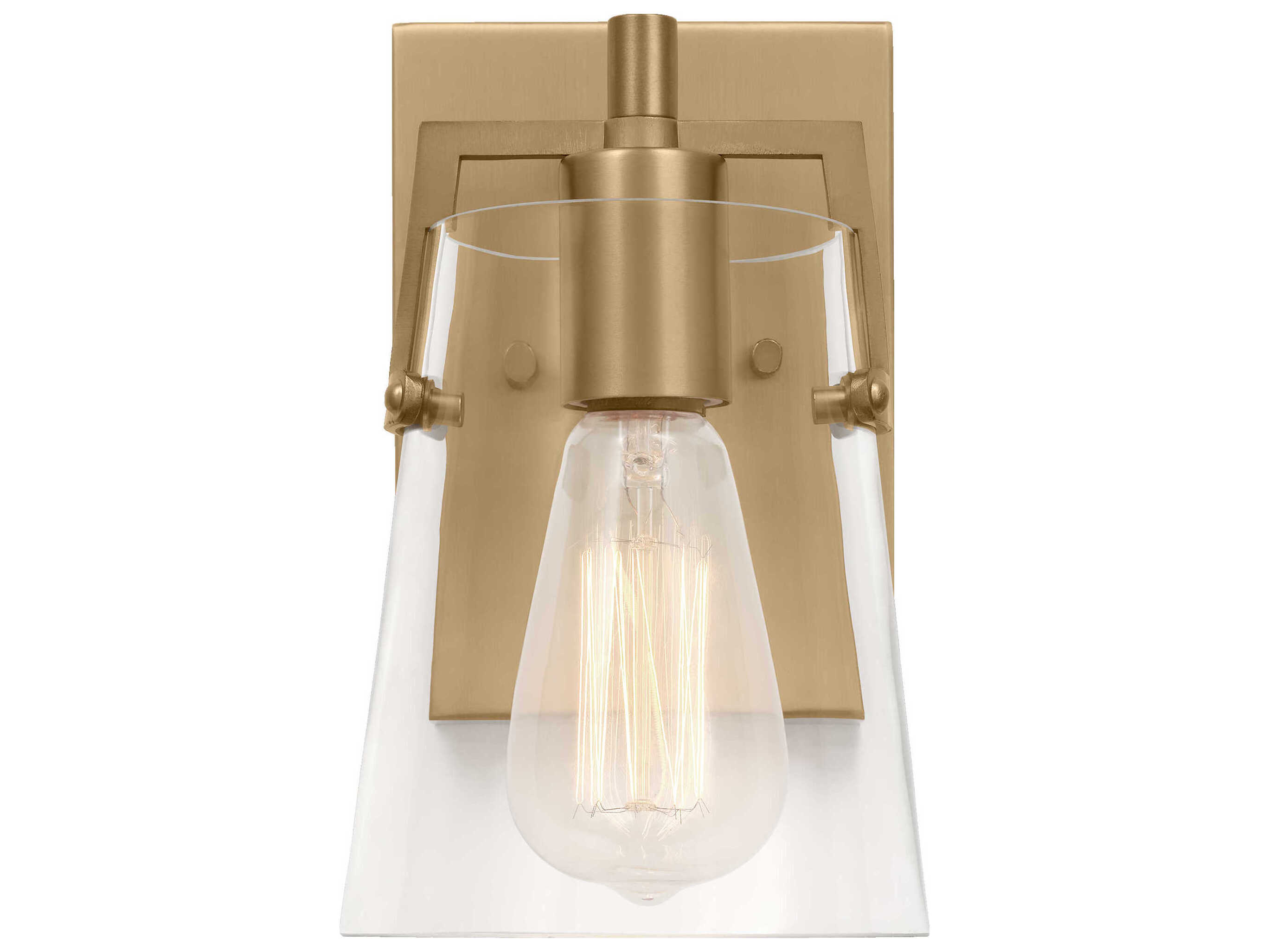 Visual Comfort Studio Crofton 1-Light Satin Brass Wall Sconce